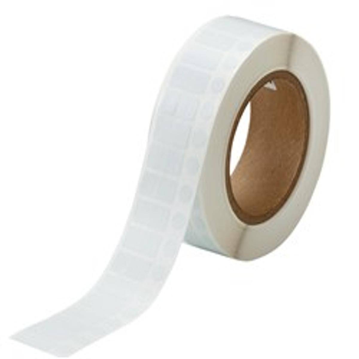 Brady, THT-181-492-3, FreezerBondz II(TM), Weiß, matt, 25.40 x 12.70 mm, mit 9.53 mm Deckeletikett, permanent (3000 E.)