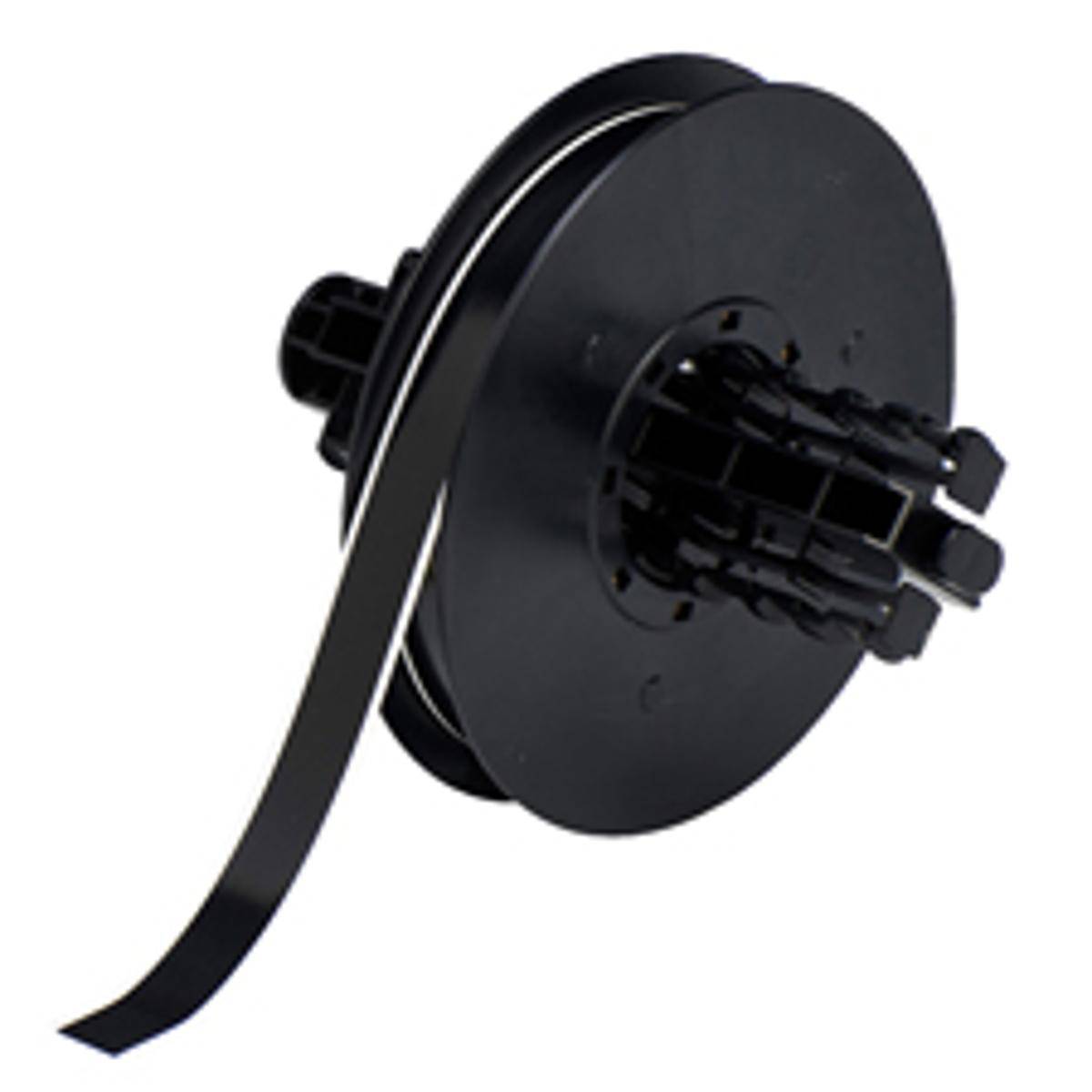 Brady, B30C-500-595-BK, Hochleistungsvinyl, Schwarz, glänzend, 12.70 mm x 30.40 m, permanent, Endlos