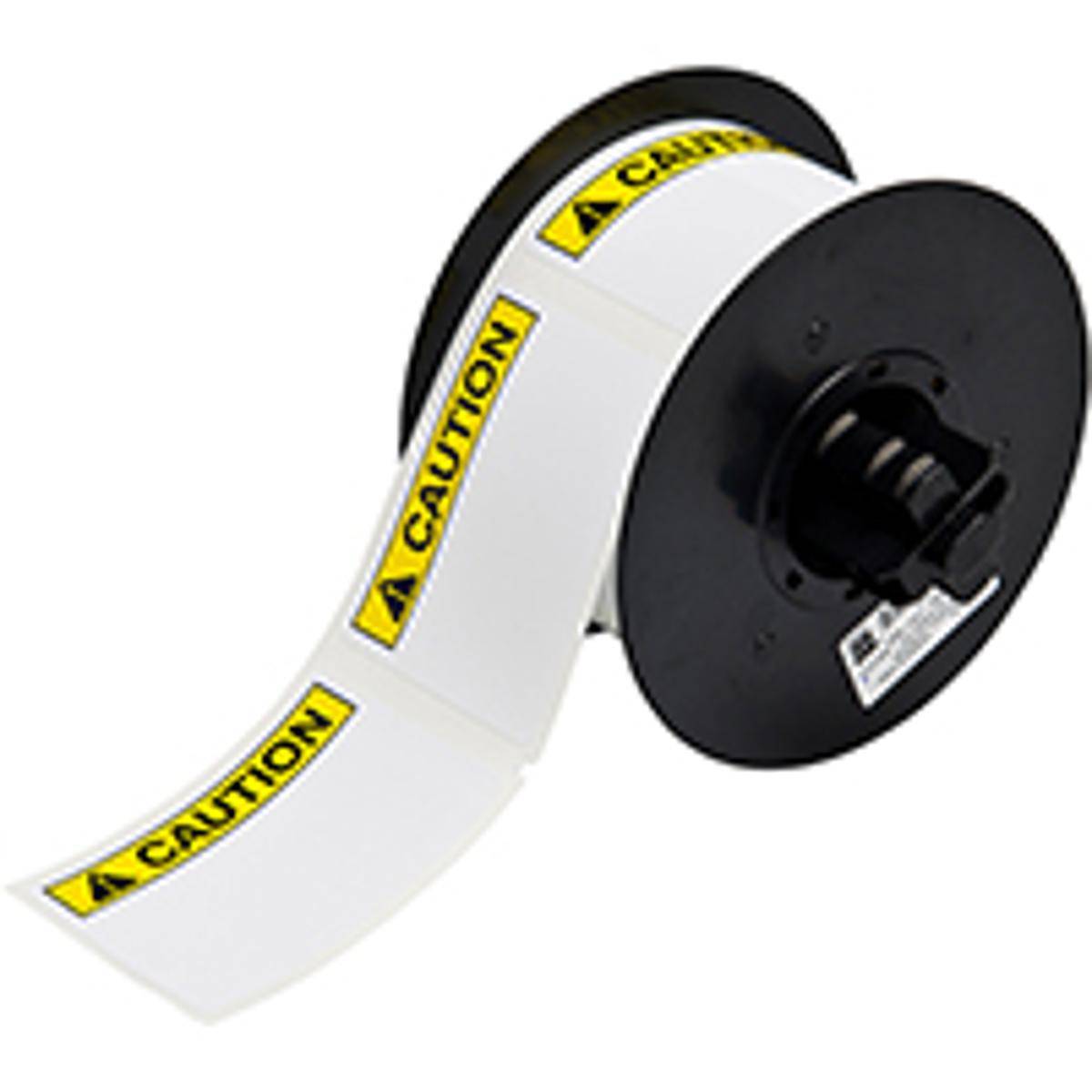 Brady, B30-241-595-OSHACA, vorgedruckte Vinyl-Etiketten, Schwarz auf Gelb, glänzend, 57.15 x 76.20 mm, permanent, Aufdruck: OSHA-Überschrift - CAUTI