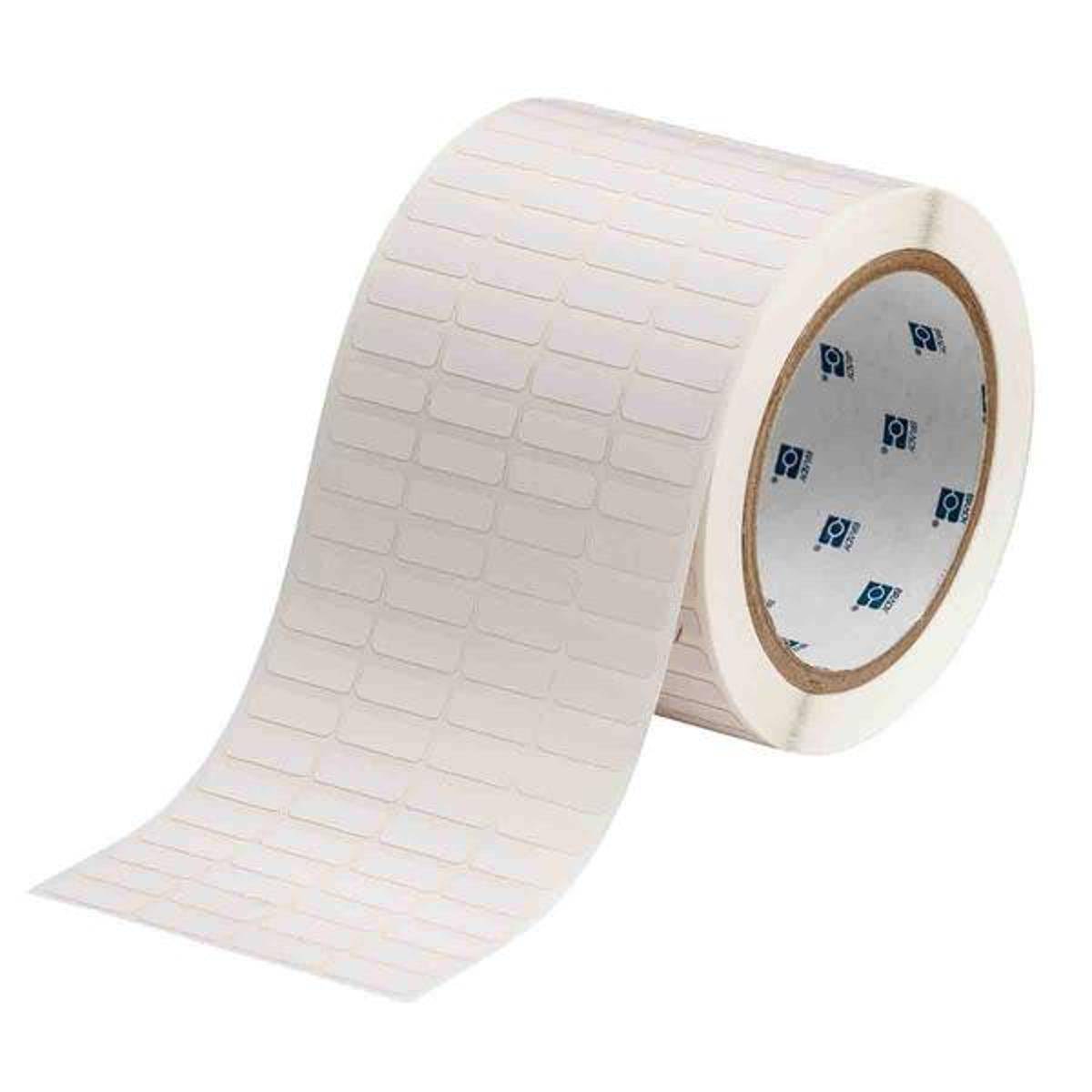 Brady, THT-1-729-10, Niedrigprofil-Polyimid, Weiß, matt, 19.05 x 6.35 mm, permanent, 4-bahnig (10000 E.)