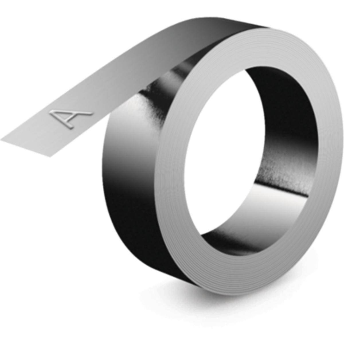 Dymo Edelstahl Prägeband 12 mm x 6,40 m, ohne Kleber (Artikel wird/wurde unter Herstellernummer 32500 und S0720170 geführt)