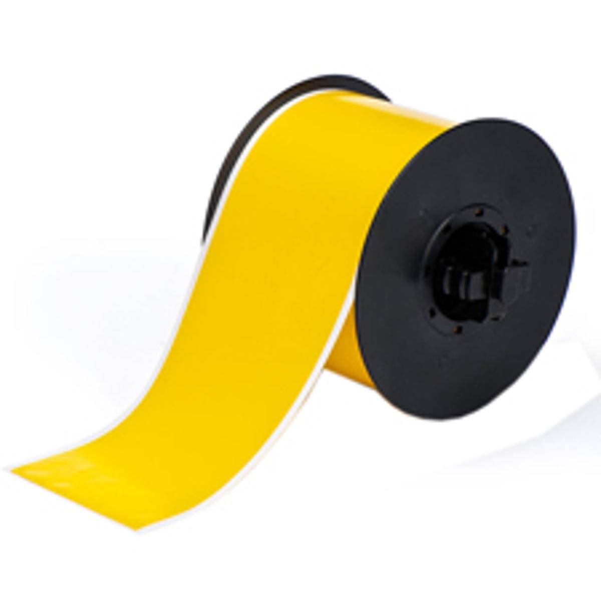 Brady, B30C-3000-595-YL, Hochleistungsvinyl, Gelb, glänzend, 75.00 mm x 30.40 m, permanent, Endlos
