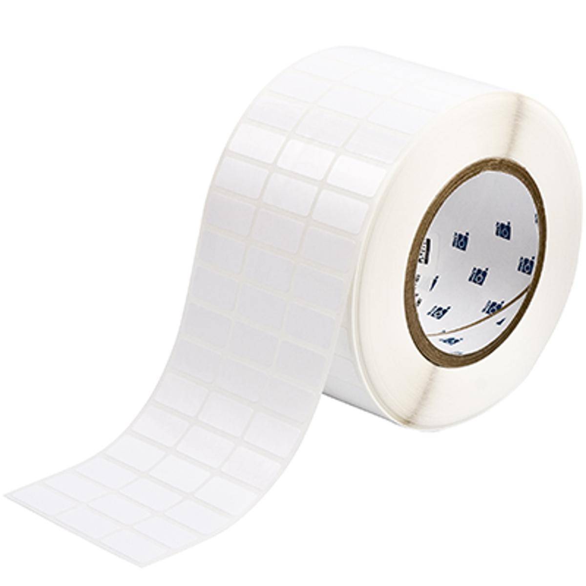 Brady, THT-5-422-10, Polyester, Weiß, glänzend, 25.40 x 12.70 mm, permanent, 3-bahnig (10000 E.)