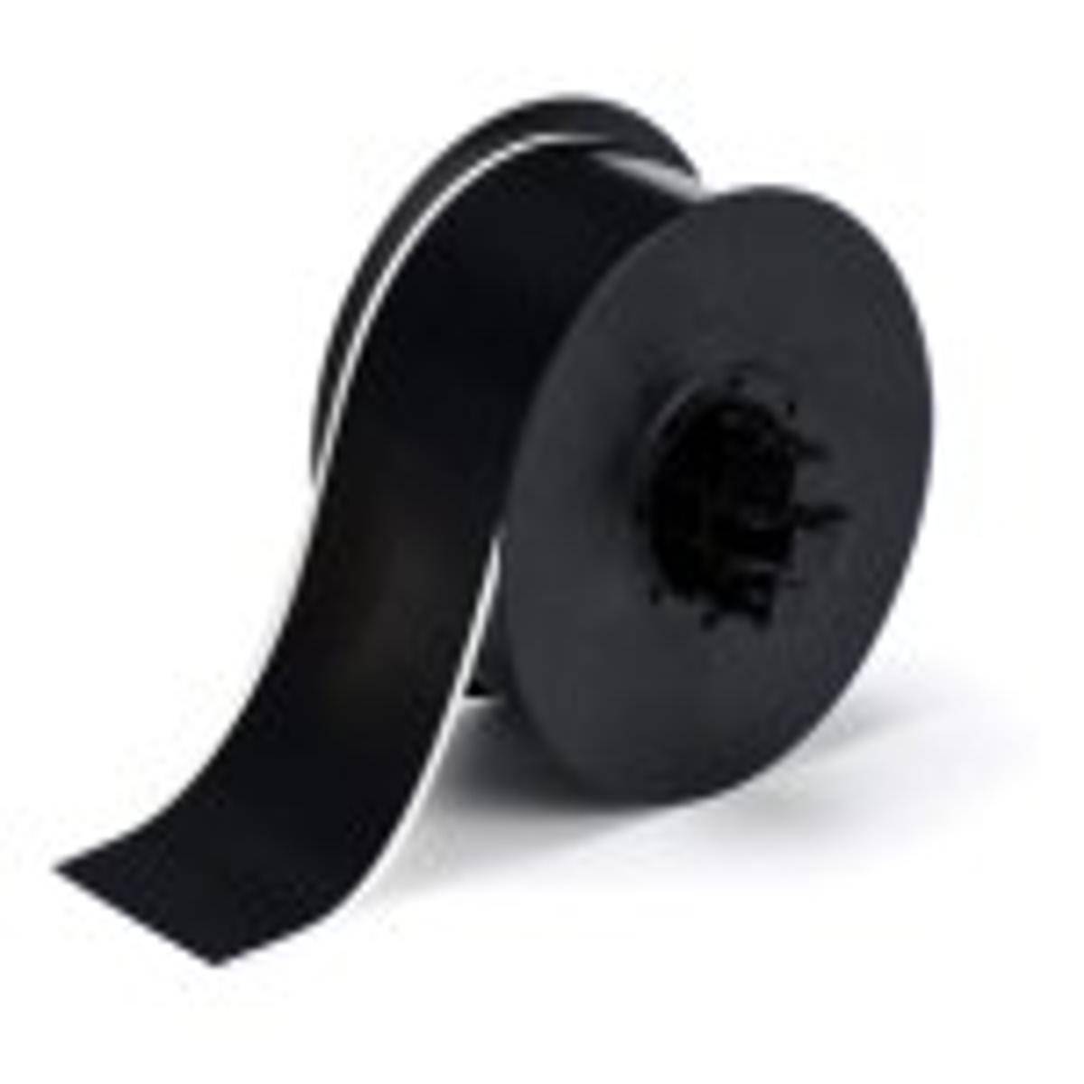 Brady, B30C-1125-7569-BK, Standard Vinyl, Schwarz, glänzend, 29.00 mm x 30.00 m, Endlos
