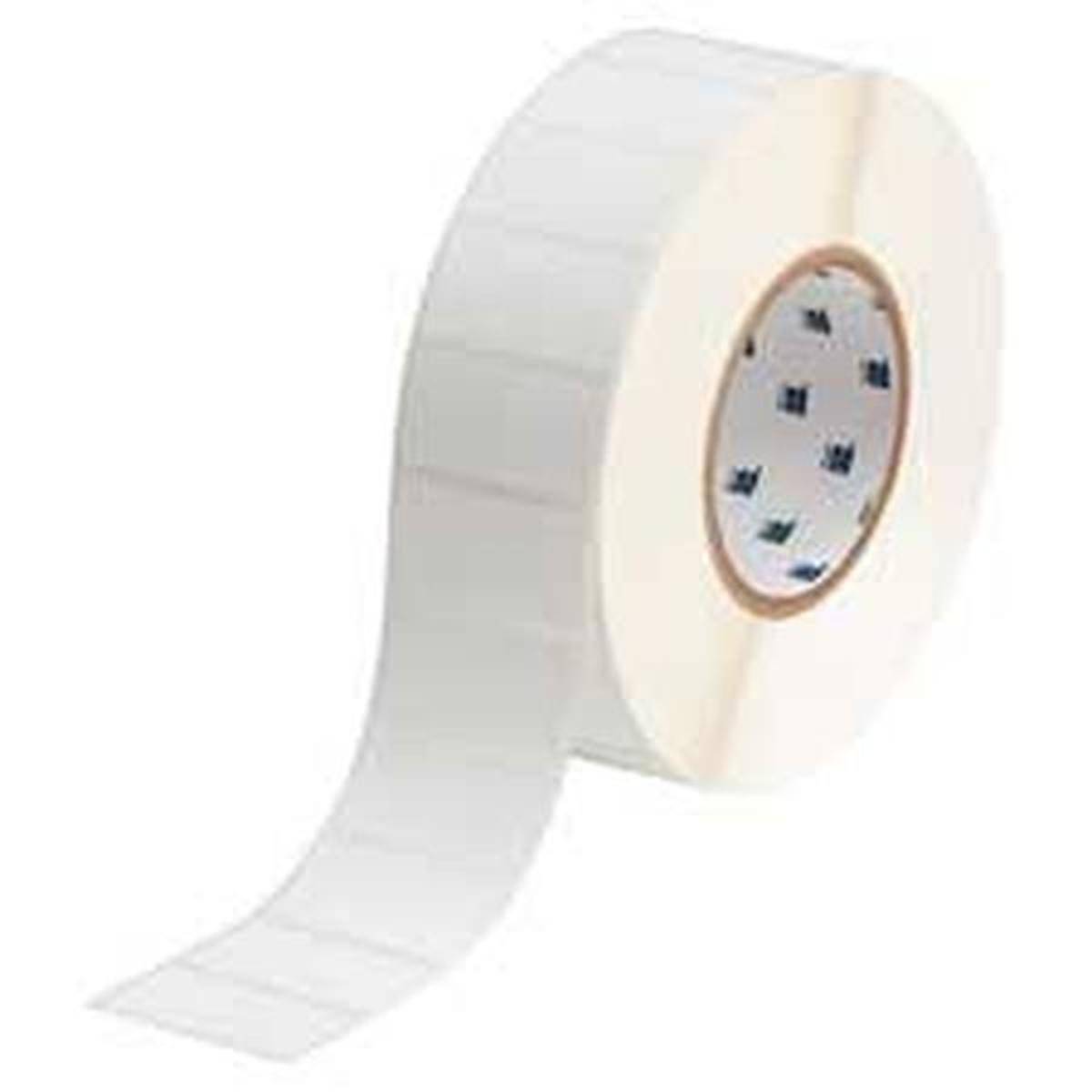 Brady, THT-17-449-3, Polypropylen, matt, Weiß, 50.80 x 25.40 mm, wiederablösbar (3000 E.)