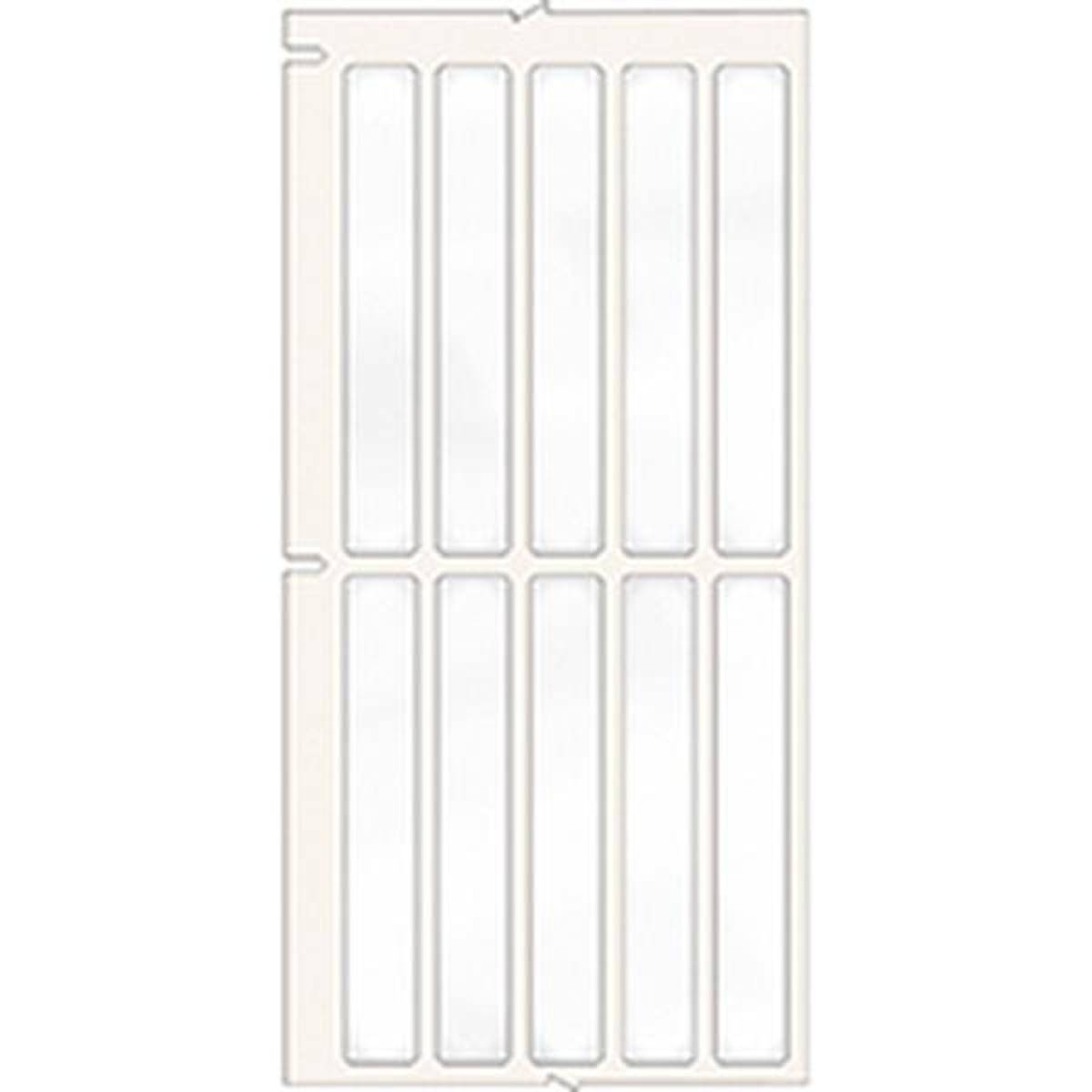 Brady, THTTL-1-430, Polyester, Transparent, glänzend, 11.00 x 74.00 mm, permanent, 5-bahnig, in Verbindung mit LC-128x15-B7644 zu verwenden (5000 E.)