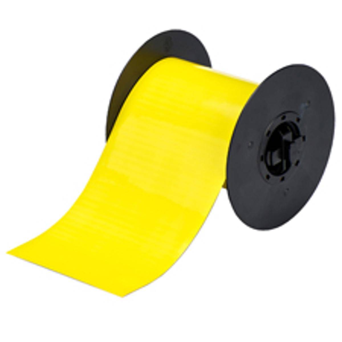 Brady, B30C-4250-509-YL, magnetisches Polyesterband, Gelb, matt, 108.00 mm x 7.60 m, Endlos