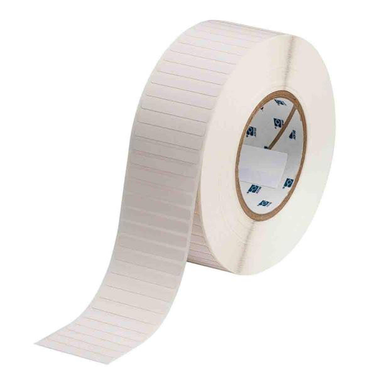 Brady, THT-48-719-10, Spannungsableitendes Polyimid, Weiß, matt, 50.80 x 6.35 mm, permanent (10000 E.)