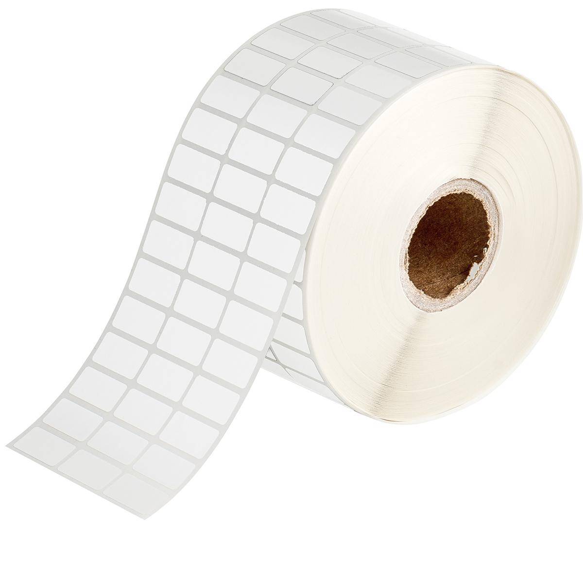 Brady, BPT-616-488, Polyester, Weiß, matt, 22.86 x 19.05 mm, permanent, 3-bahnig (3000 E.)