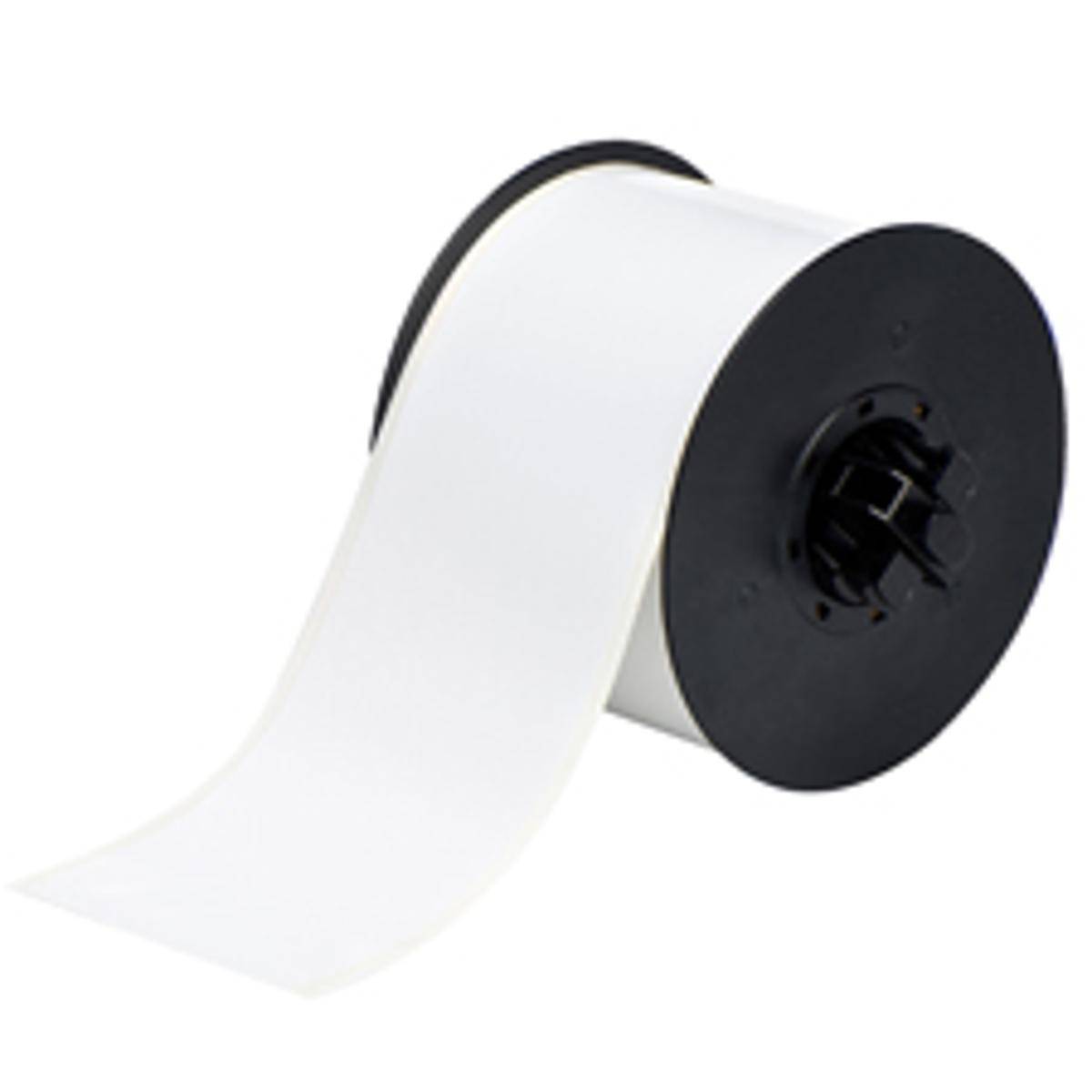 Brady, B30C-3000-595-WT, Hochleistungsvinyl, Weiß, glänzend, 75.00 mm x 30.40 m, permanent, Endlos