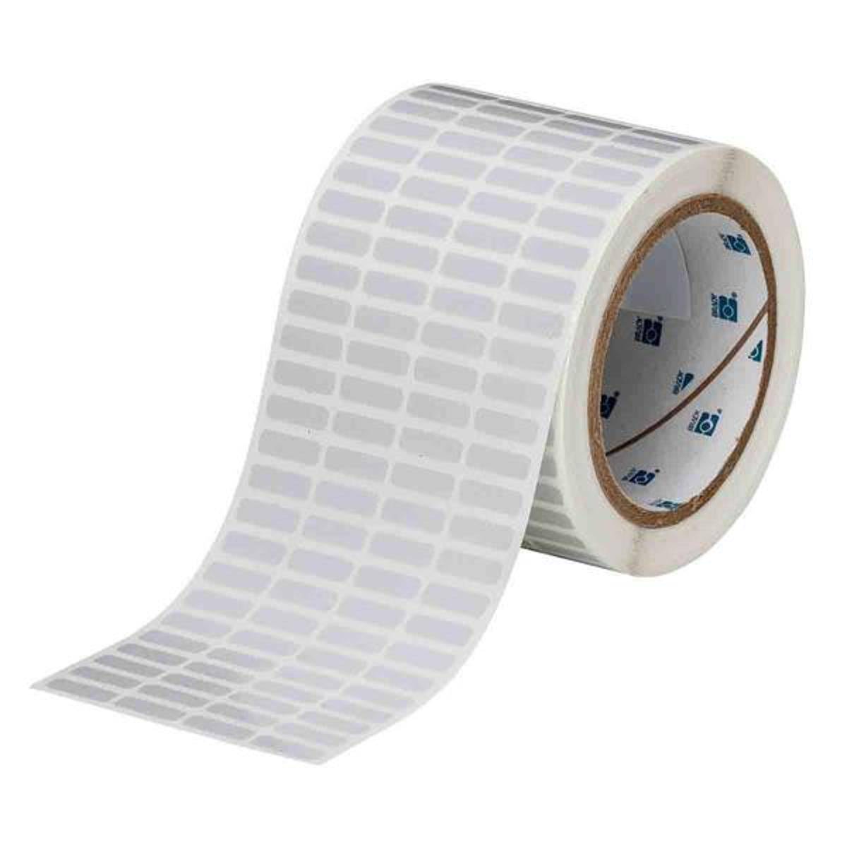 Brady, THT-1-480-10, Polyester, Silber, 19.05 x 6.35 mm, permanent, 4-bahnig (10.000 E.)