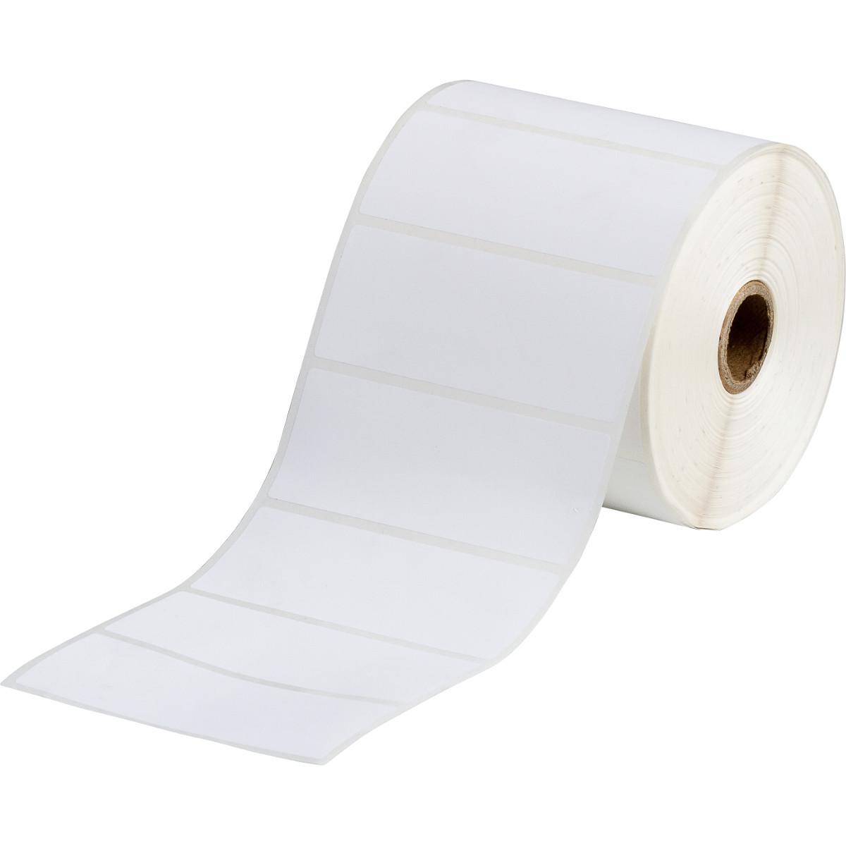 Brady, BPT-540-250, B-7604, Thermopapier, Weiß, 101.60 x 63.50 mm, permanent (1 VE = 12 Rollen á 640 E.)