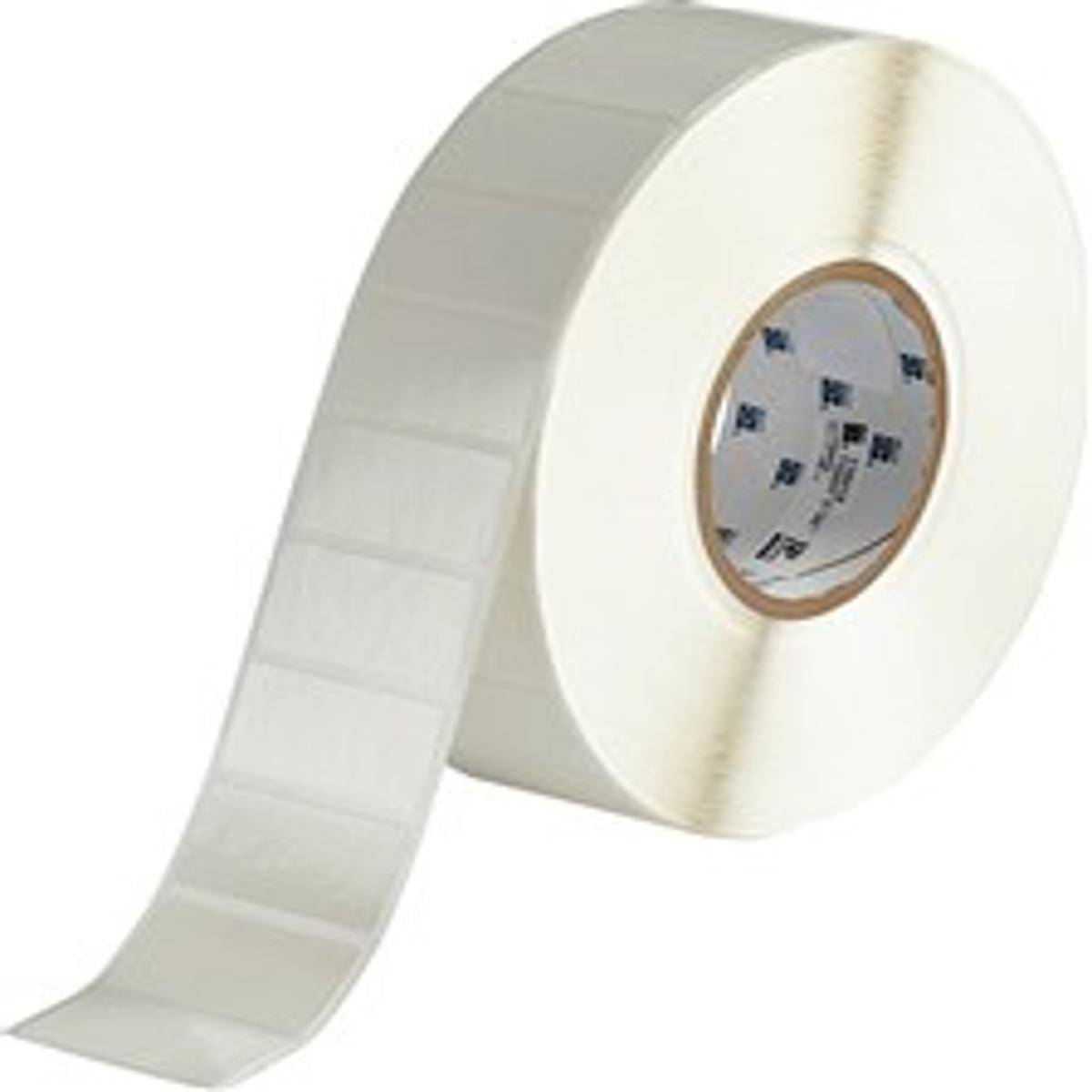 Brady, THT-17-498-3, Vinylgewebe, Weiß, 50.80 x 25.40 mm, wiederablösbar (3000 E.)