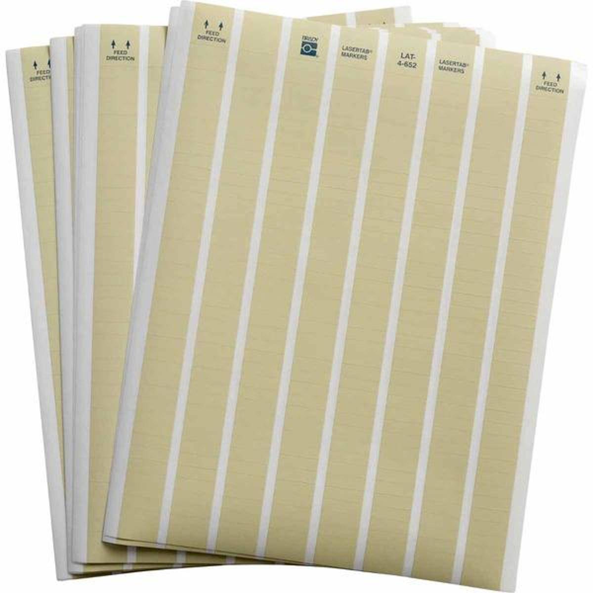 Brady, LAT-4-652-10, Polyimid, matt, Beige, 20.32 x 6.35 mm, permanent, US-Letter, 8-bahnig (10.032 E.)