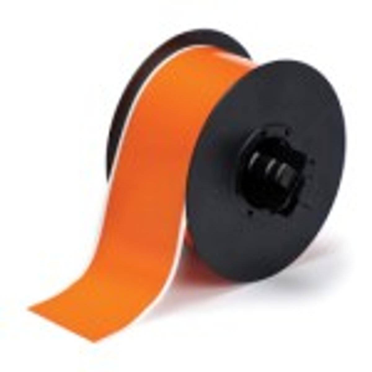 Brady, B30C-1125-7569-OR, Standard Vinyl, Orange, glänzend, 29.00 mm x 30.00 m, Endlos