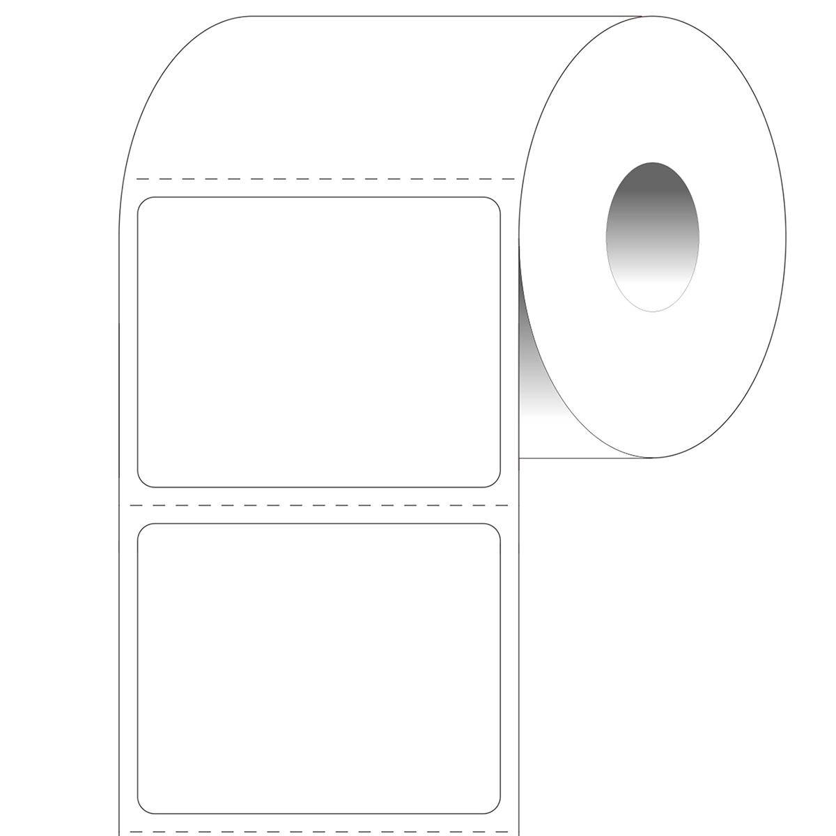 Brady, BPT-522-125, B-7604, Thermopapier, Weiß, 57.15 x 31.75 mm, permanent (1 VE = 12 Rollen á 1135 E.)