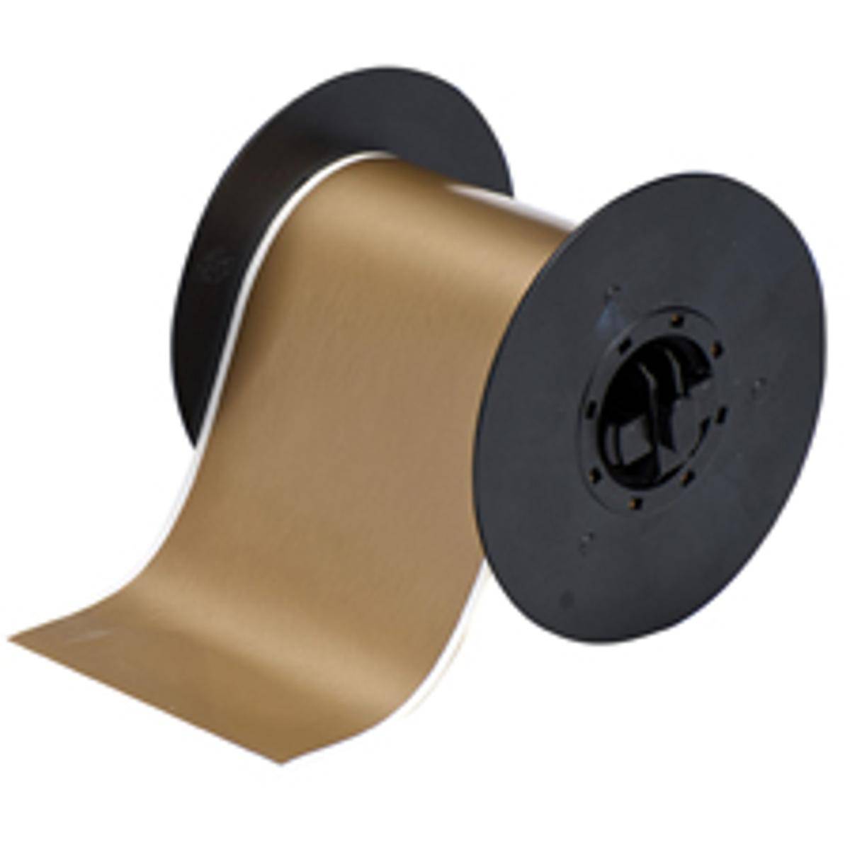 Brady, B30C-4000-595-GD, Hochleistungsvinyl, Gold, glänzend, 101.00 mm x 30.40 m, permanent, Endlos