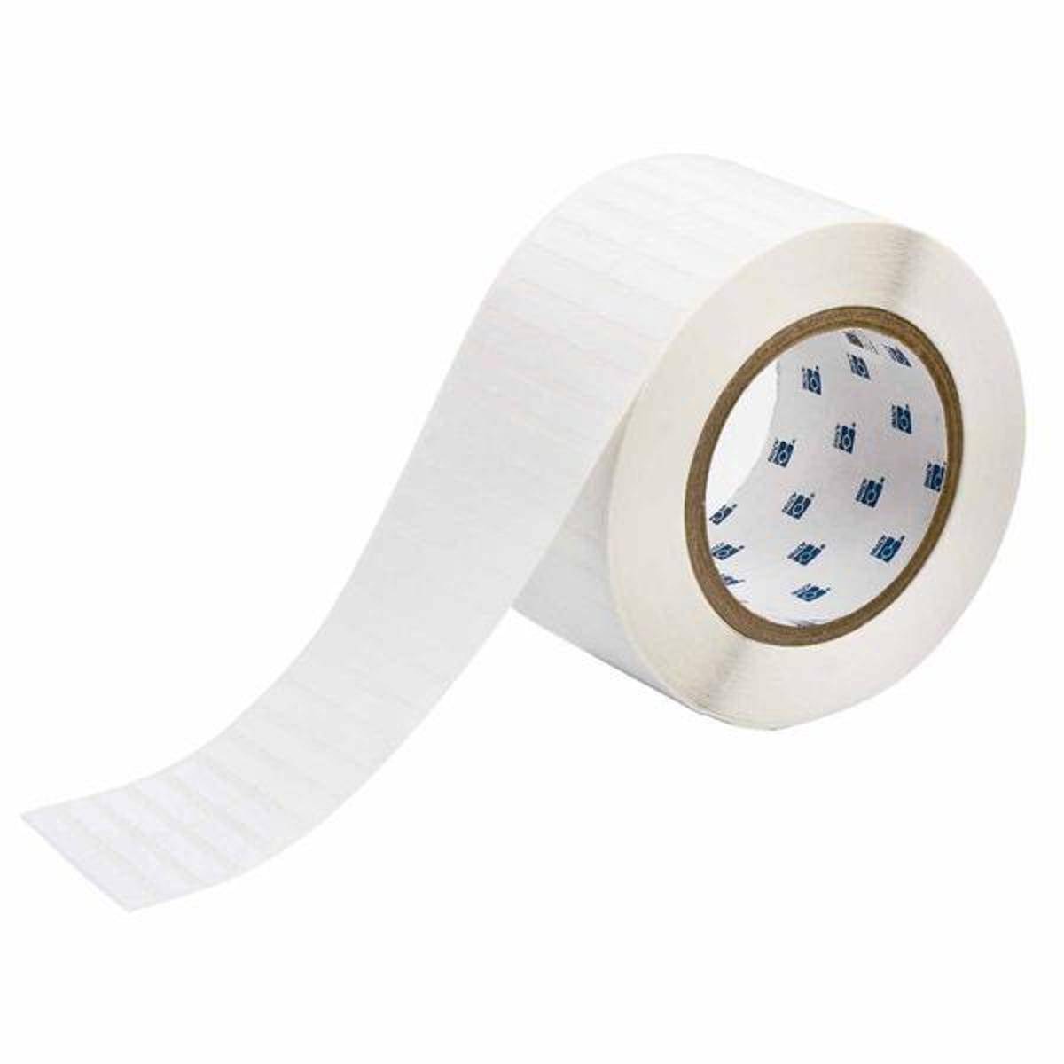 Brady, THT-13-473-10, Spannungsableitender Polyester, Weiß, 31.75 x 6.35 mm, permanent, 2-bahnig (10000 E.)