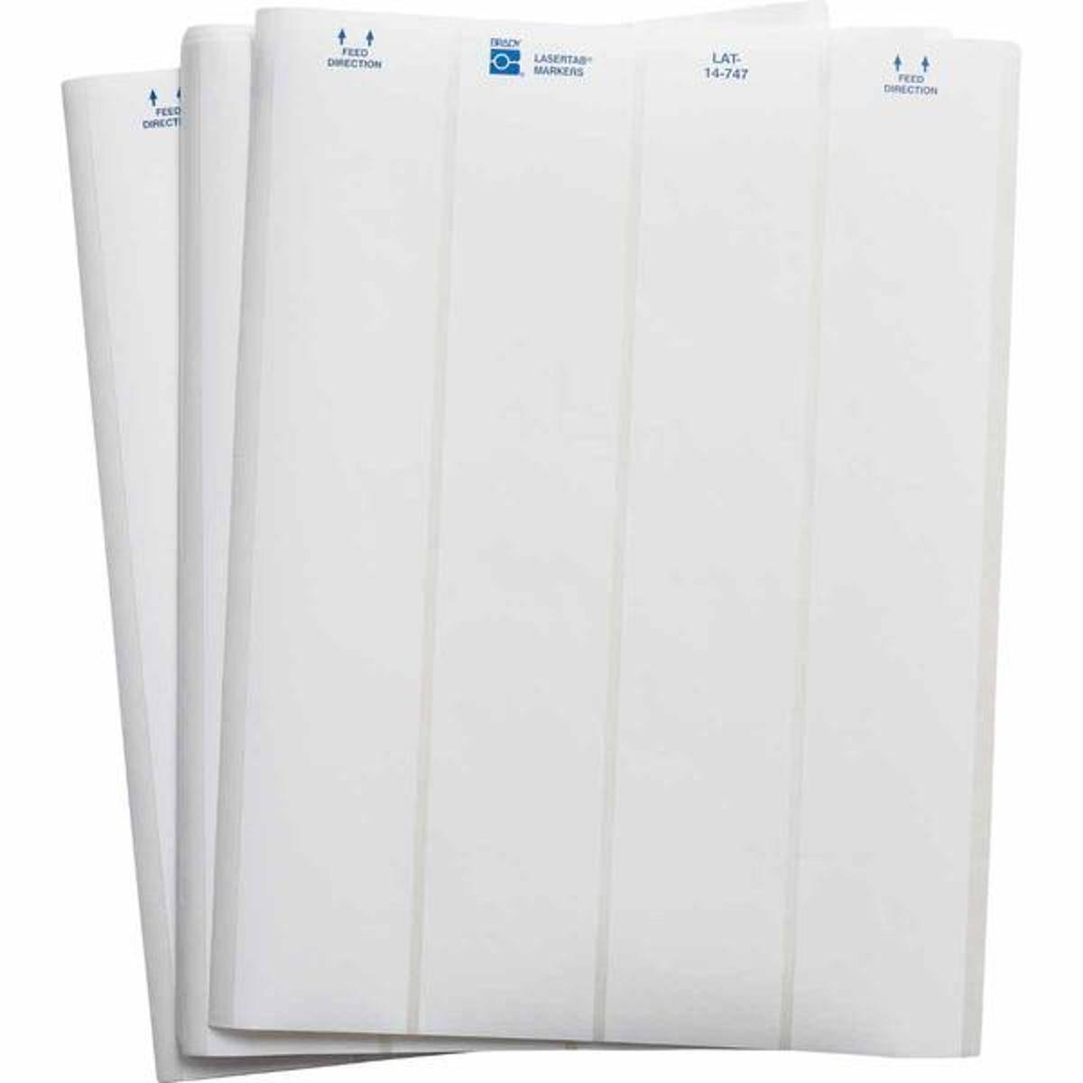 Brady, LAT-14-747-1.5, Polyester, matt, Weiß, 47.63 x 33.78 mm, dauerhaft klebend, US-Letter, 4-bahnig (1.512 E.)