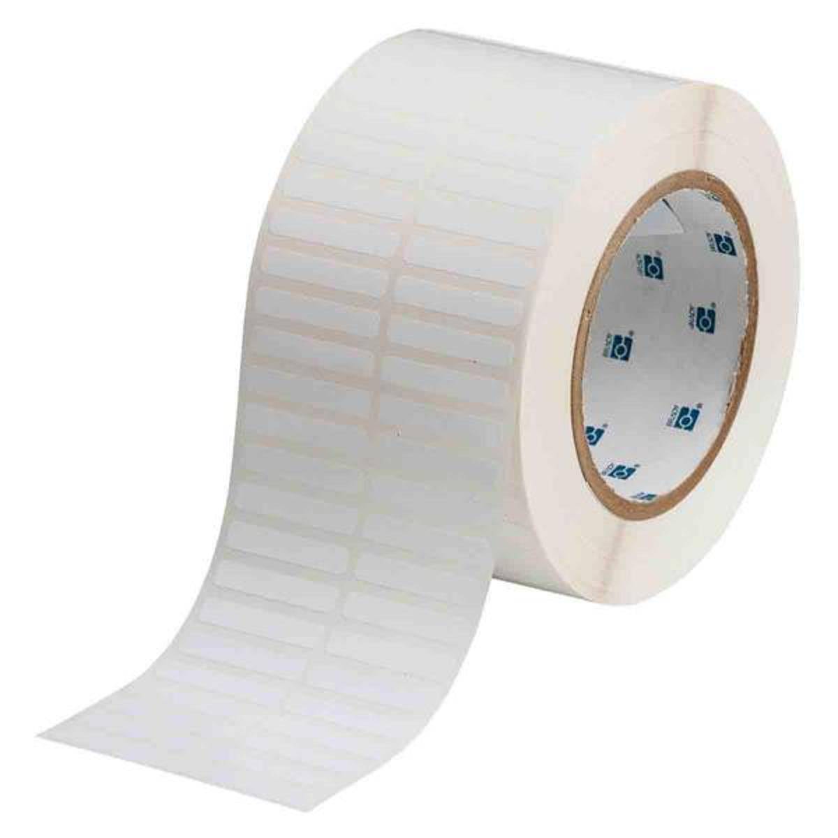 Brady, THT-40-423-10, Polyester, Weiß, 34.93 x 6.35 mm, permanent, 2-bahnig (10000 E.)