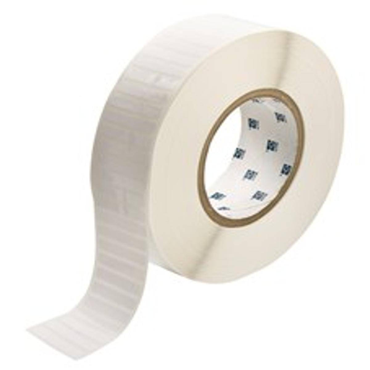 Brady, THT-45-717-10, Spannungsableitendes Polyimid, Weiß, 38.10 x 6.35 mm, permanent (10000 E.)