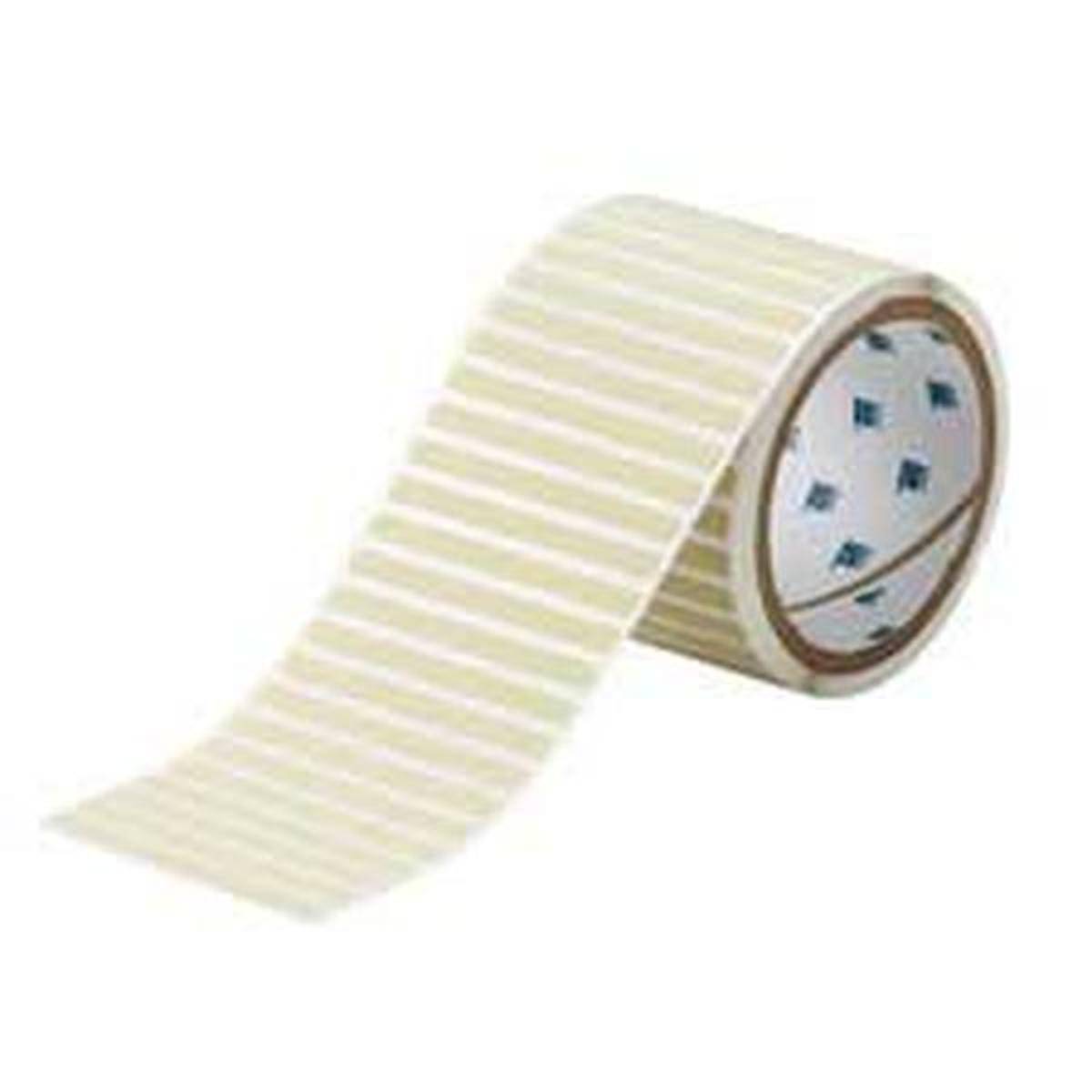 Brady, THT-11-724-10, Polyimid, Beige, matt, 6.35 x 6.35 mm, permanent, 12-bahnig (10000 E.)