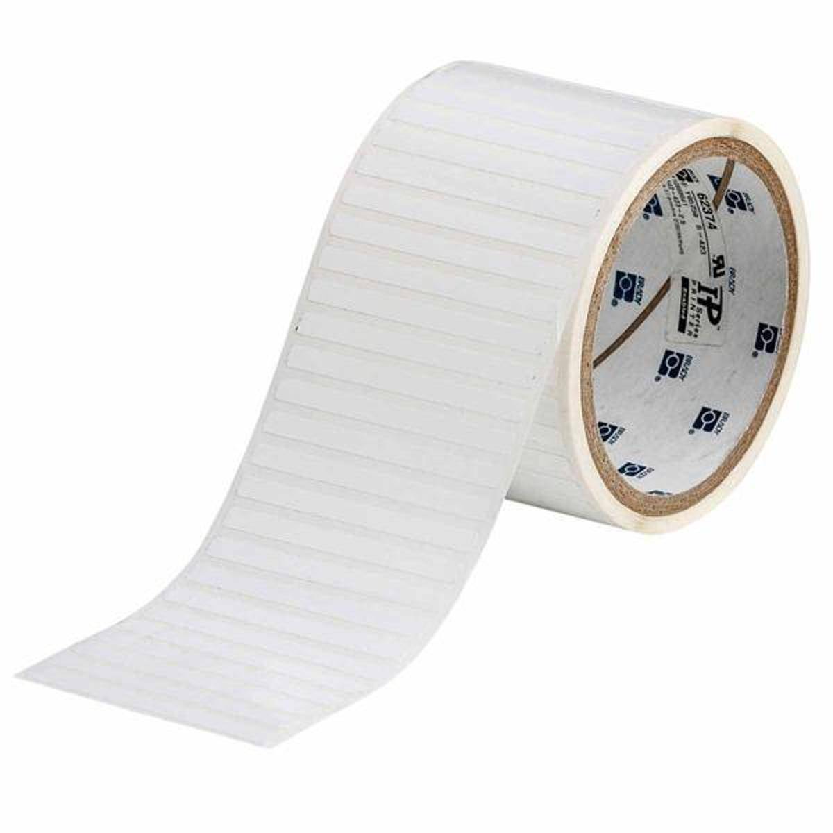 Brady, THT-142-423-2.5, Polyester, Weiß, 63.50 x 5.08 mm, permanent (2500 E. )