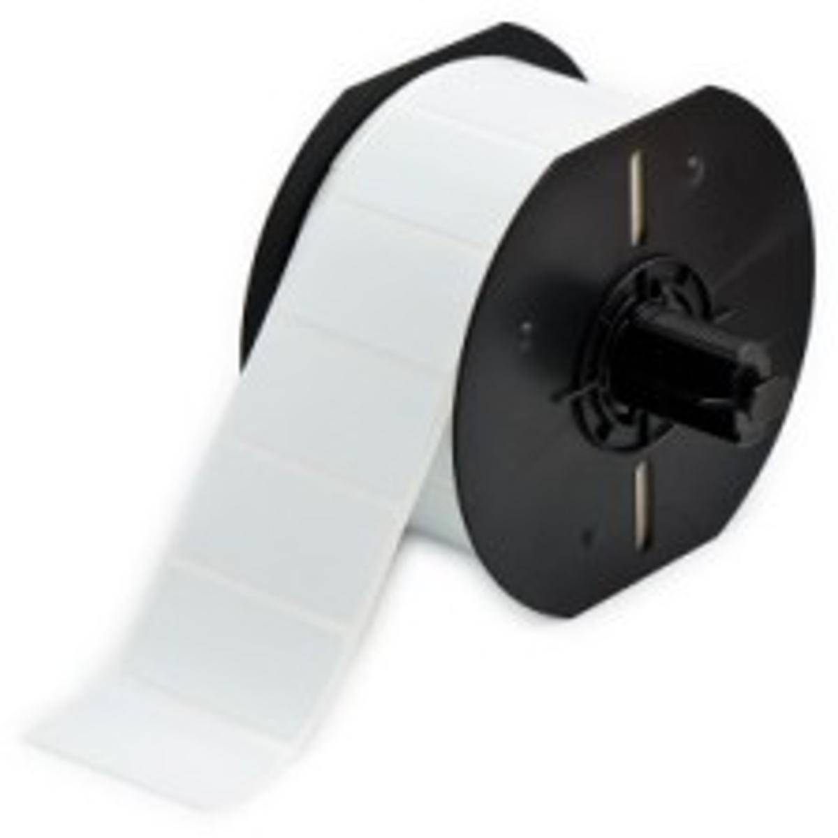 Brady, B33-151-490, FreezerBondz(TM), Polyester, Weiß, matt, 50,8 x 6,35mm, permanent (2500 E.)