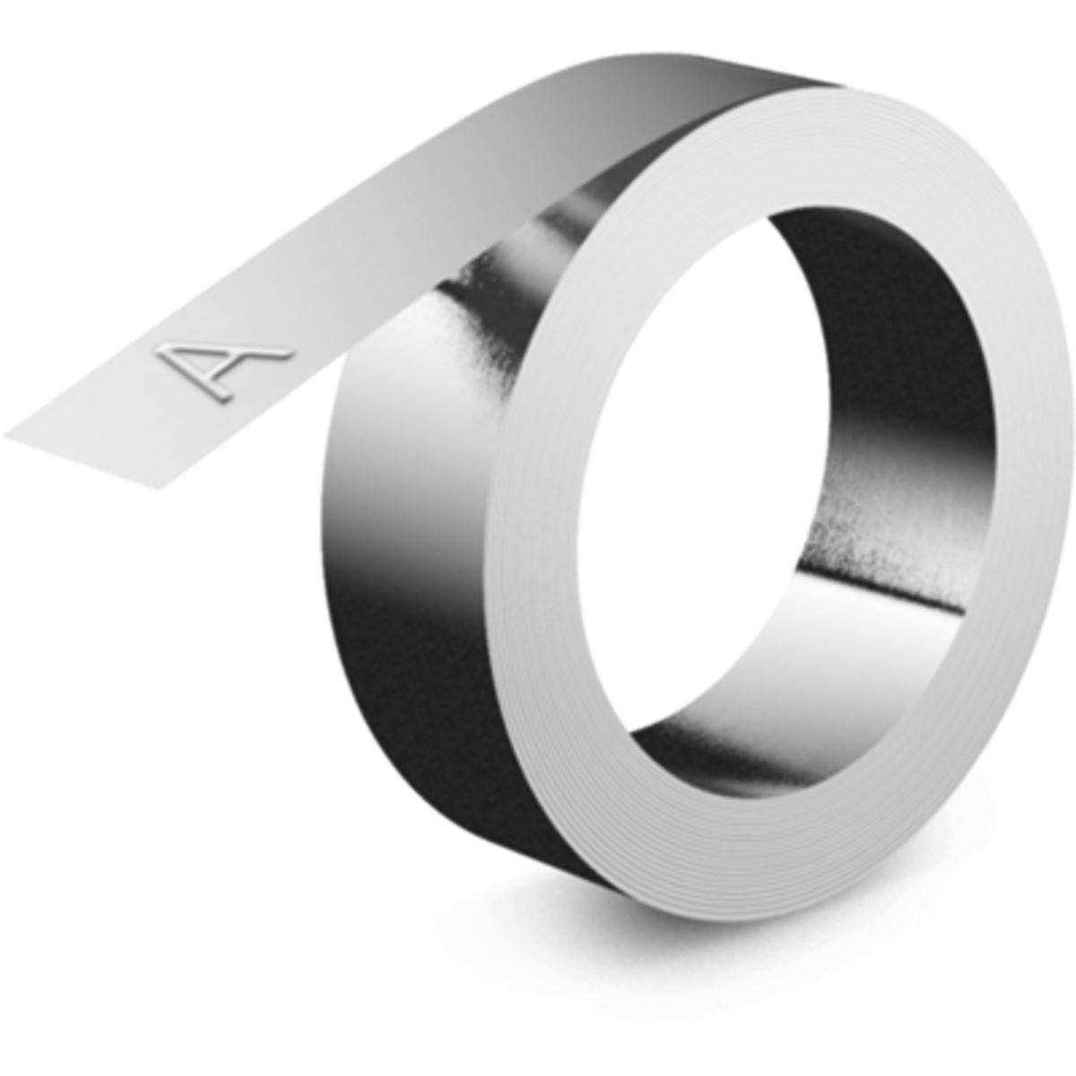 Dymo Aluminium Prägeband, 12 mm x 3,65 m, klebend (Artikel wird/wurde unter Herstellernummer 35800 und S0720180 geführt)