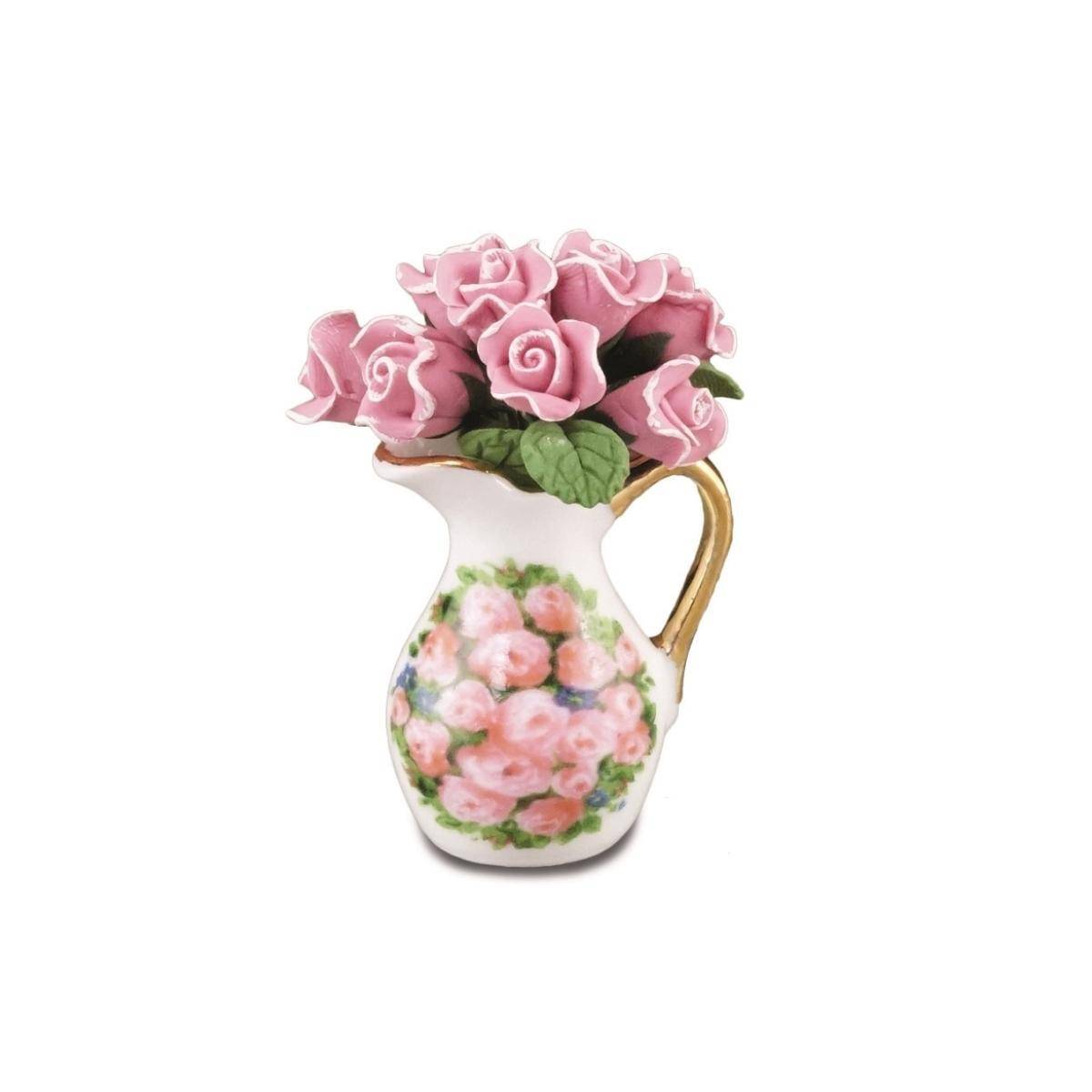 001.359/5 - Rosenvase mit Rosen, Miniatur
