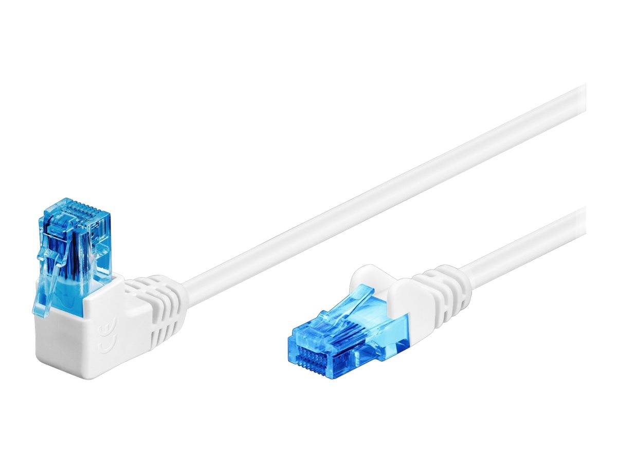 Wentronic goobay - Patch-Kabel - RJ-45 (M) gewinkelt zu RJ-45 (M) - gerade - 1 m