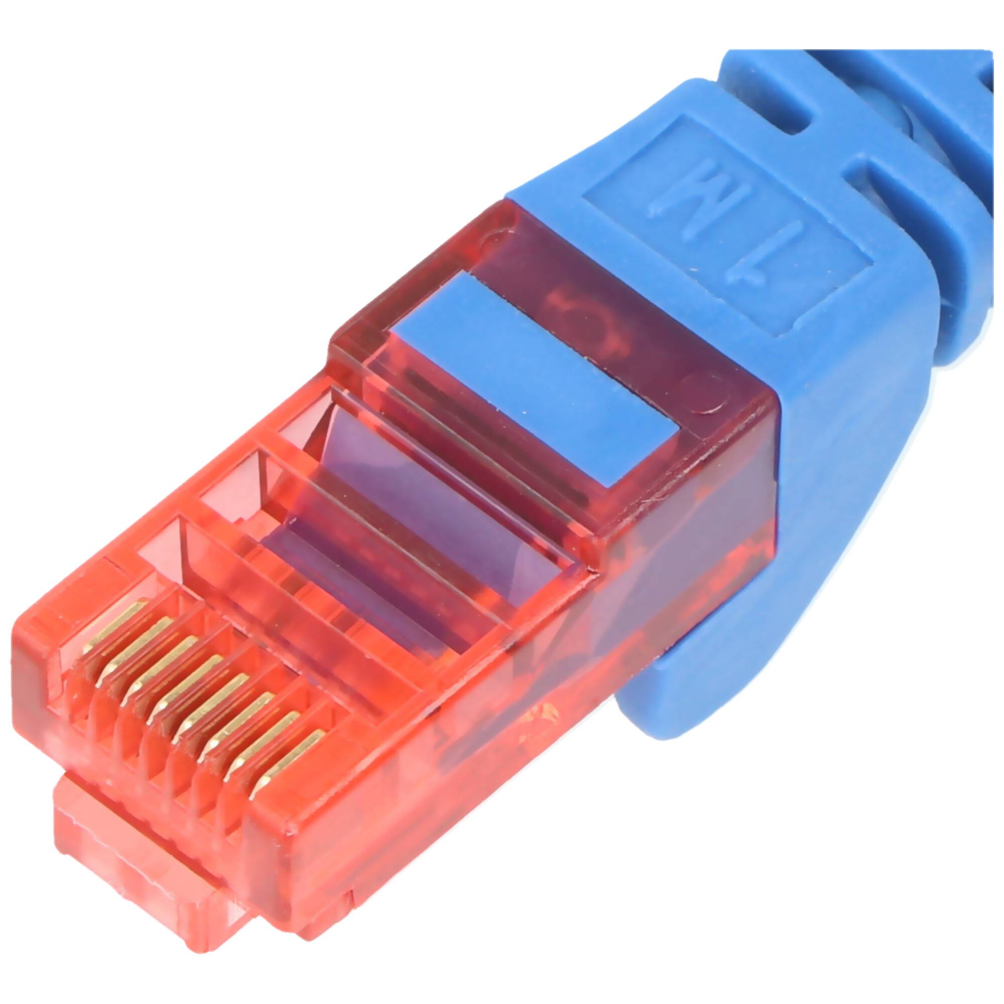 Goobay CAT 6 Patchkabel, U/UTP, Blau 7,5 m