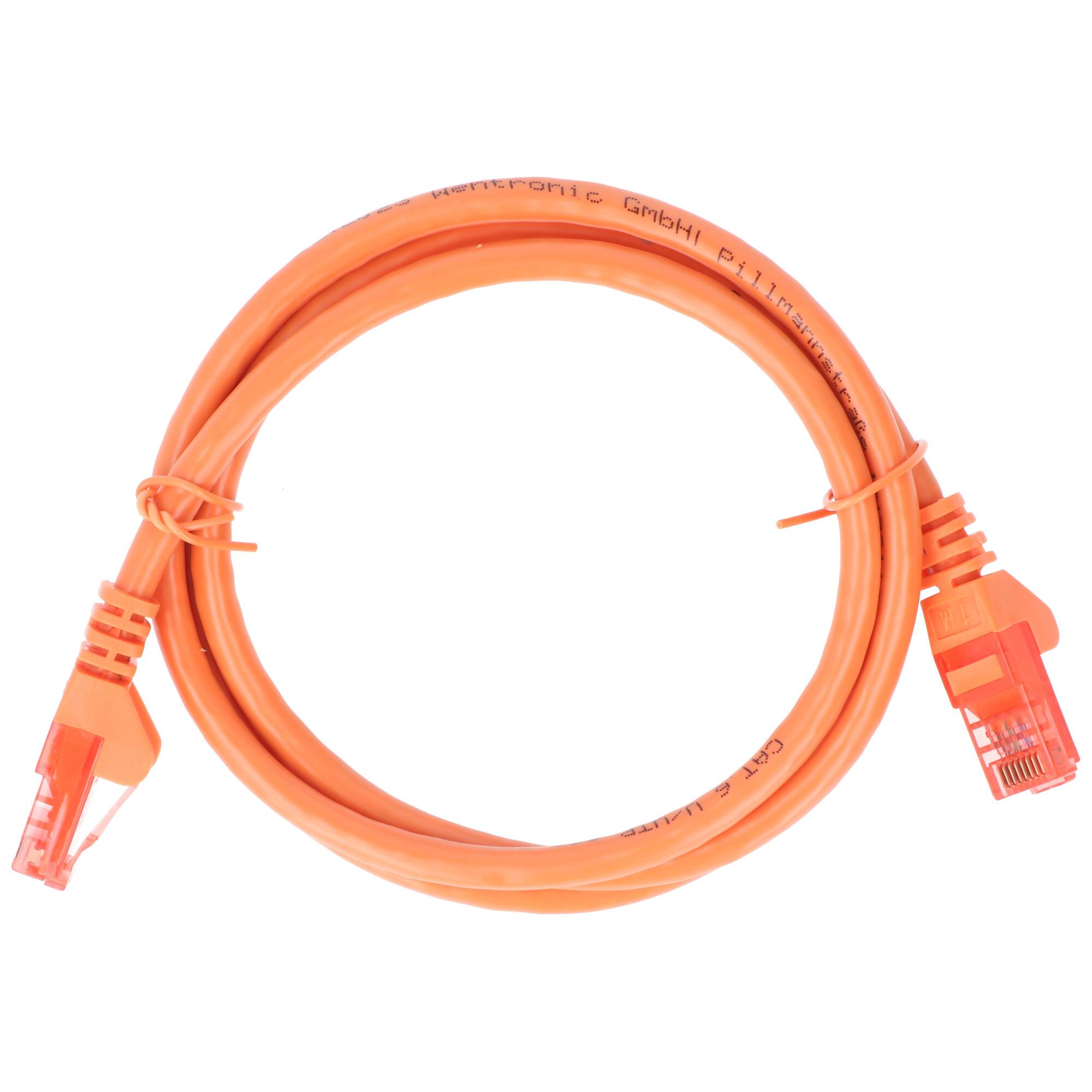 Goobay CAT 6 Patchkabel, U/UTP, Orange 20 m