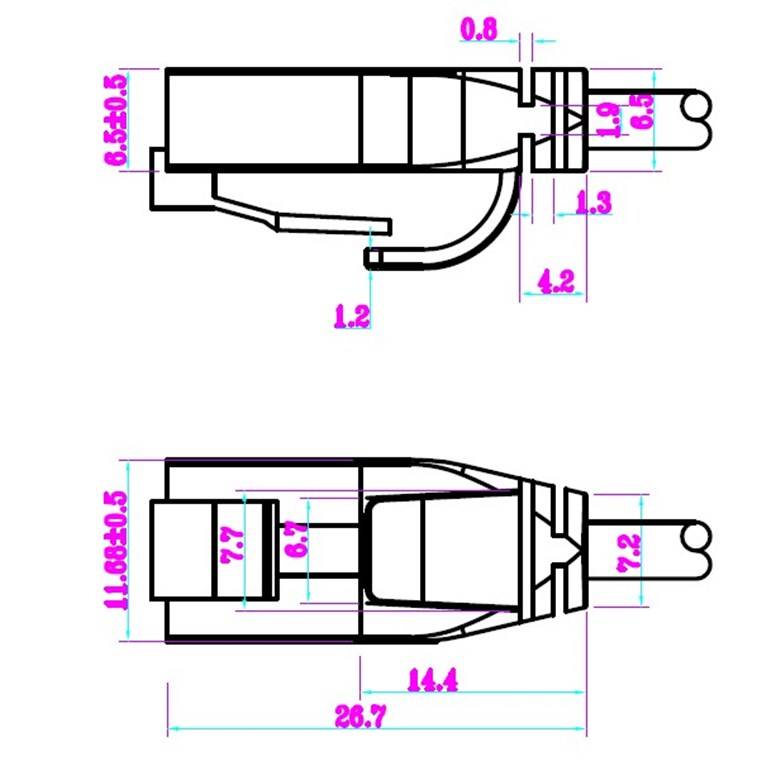 Goobay CAT 6 Slim-Patchkabel, U/UTP, Grau 0,15 m