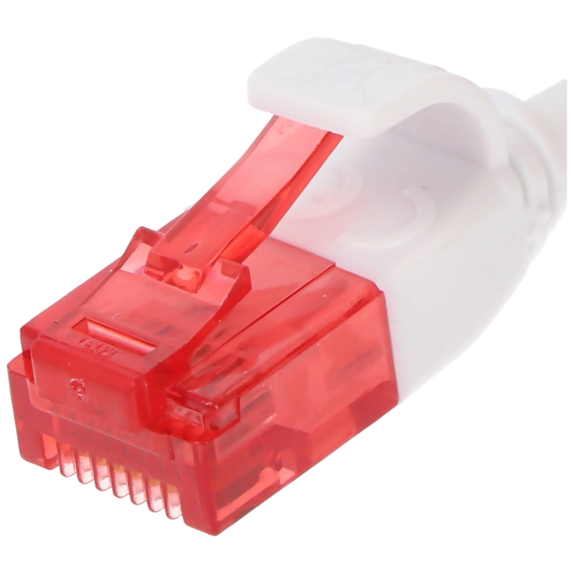Goobay CAT 6 Slim-Patchkabel, U/UTP, weiß 15 m