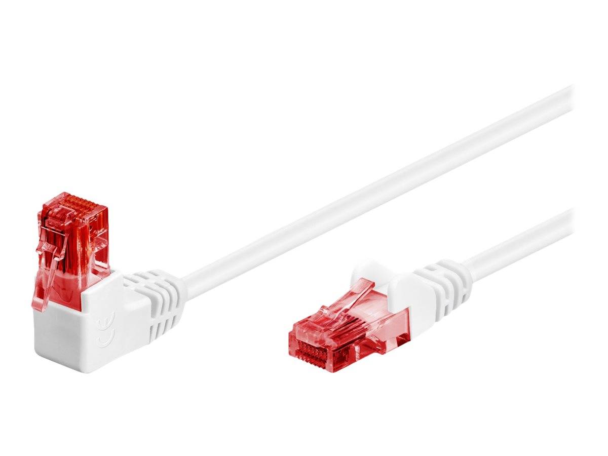 WENTRONIC - goobay - Patch-Kabel - RJ-45 (M) gewinkelt zu RJ-45 (M)