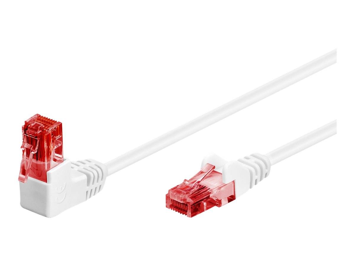 WENTRONIC - goobay - Patch-Kabel - RJ-45 (M) gewinkelt zu RJ-45 (M)