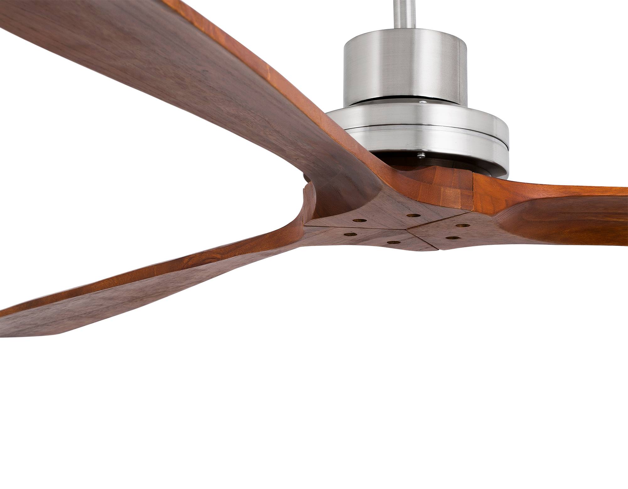 DC Deckenventilator Mini Lantau Nickel Walnuss