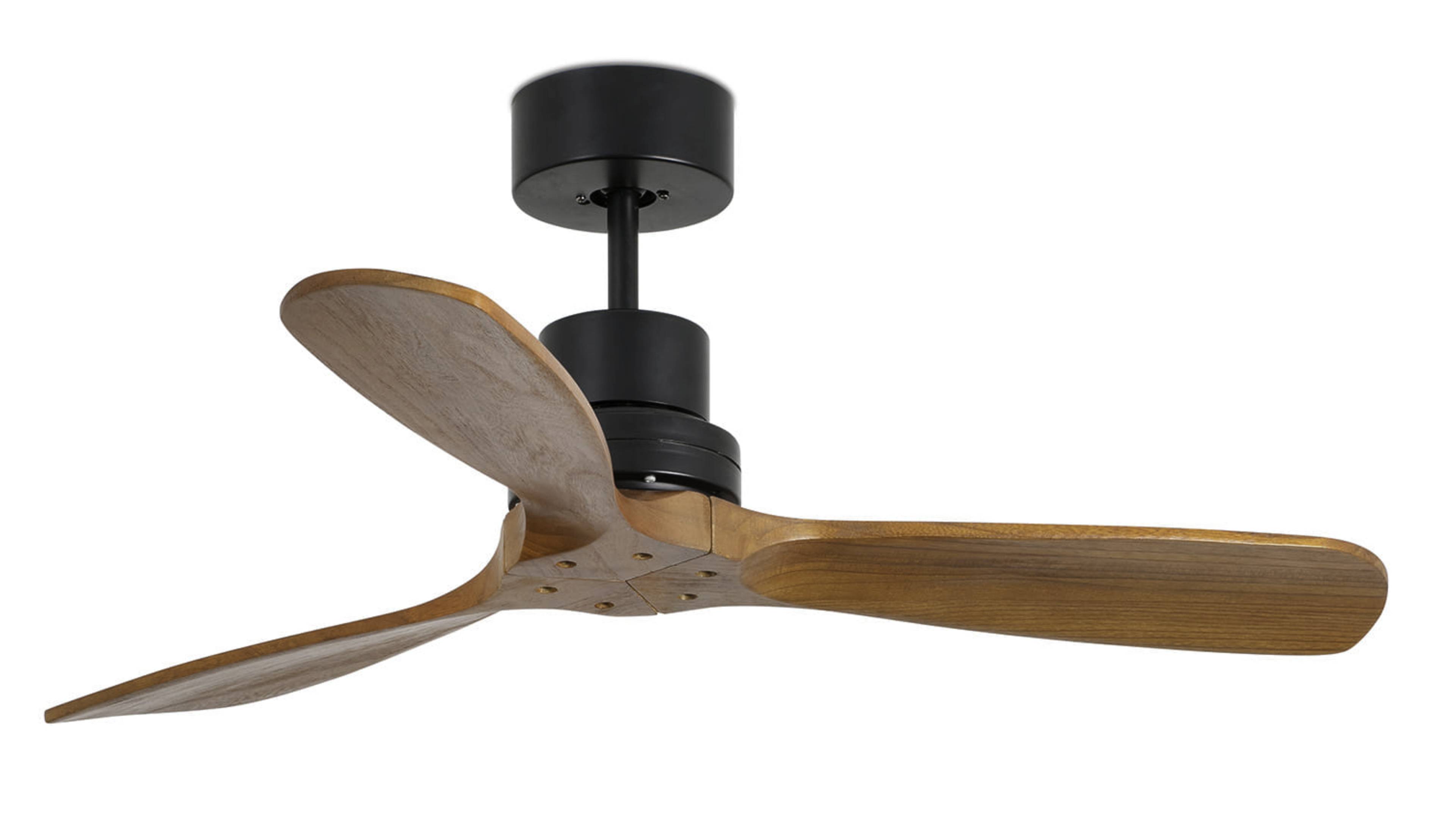 DC Deckenventilator Mini Lantau Schwarz Walnuss