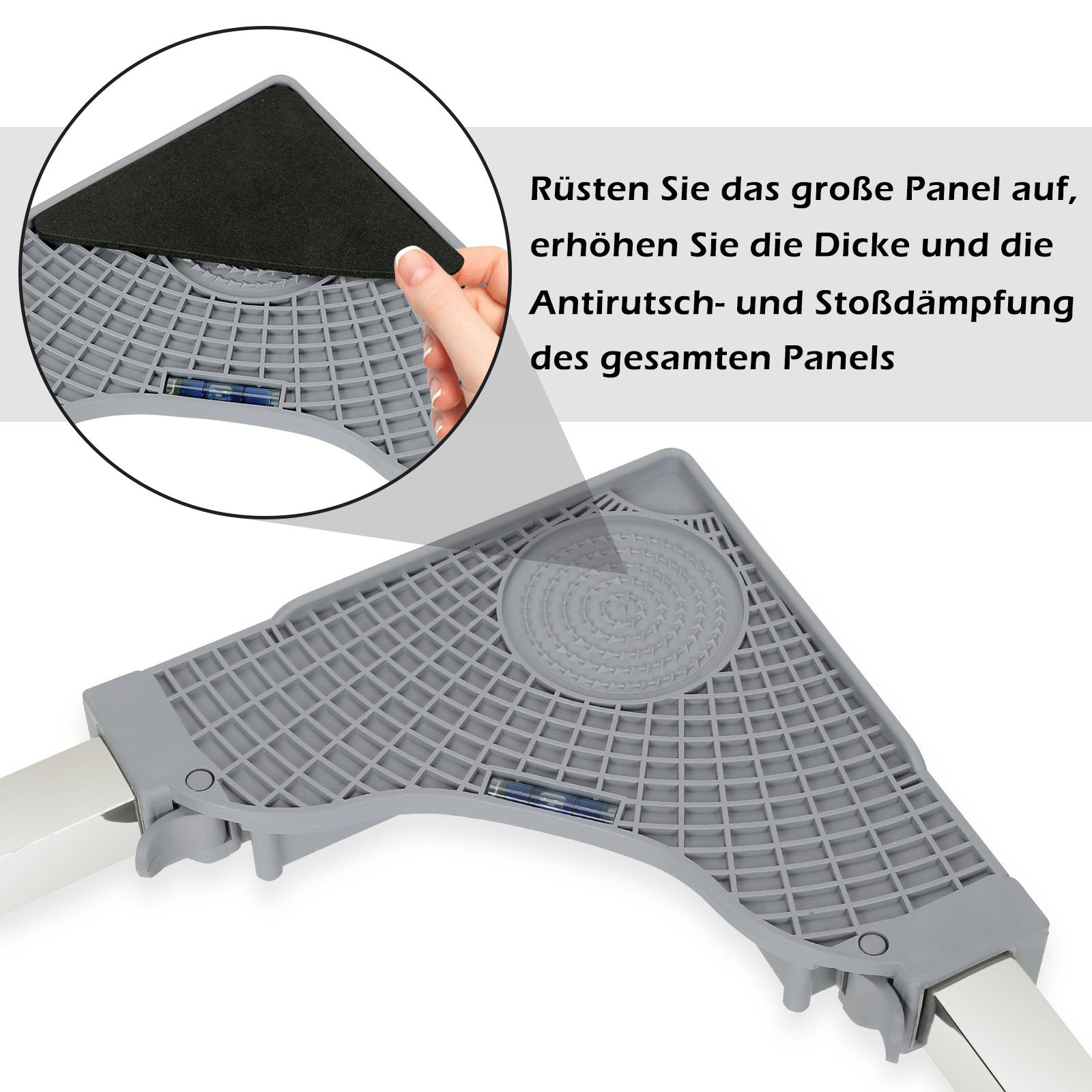 Waschmaschinen Untergestell Haushaltsgroßgeräte-Zubehör Podest Höhenverstellbar 4 Beine 40-65cm