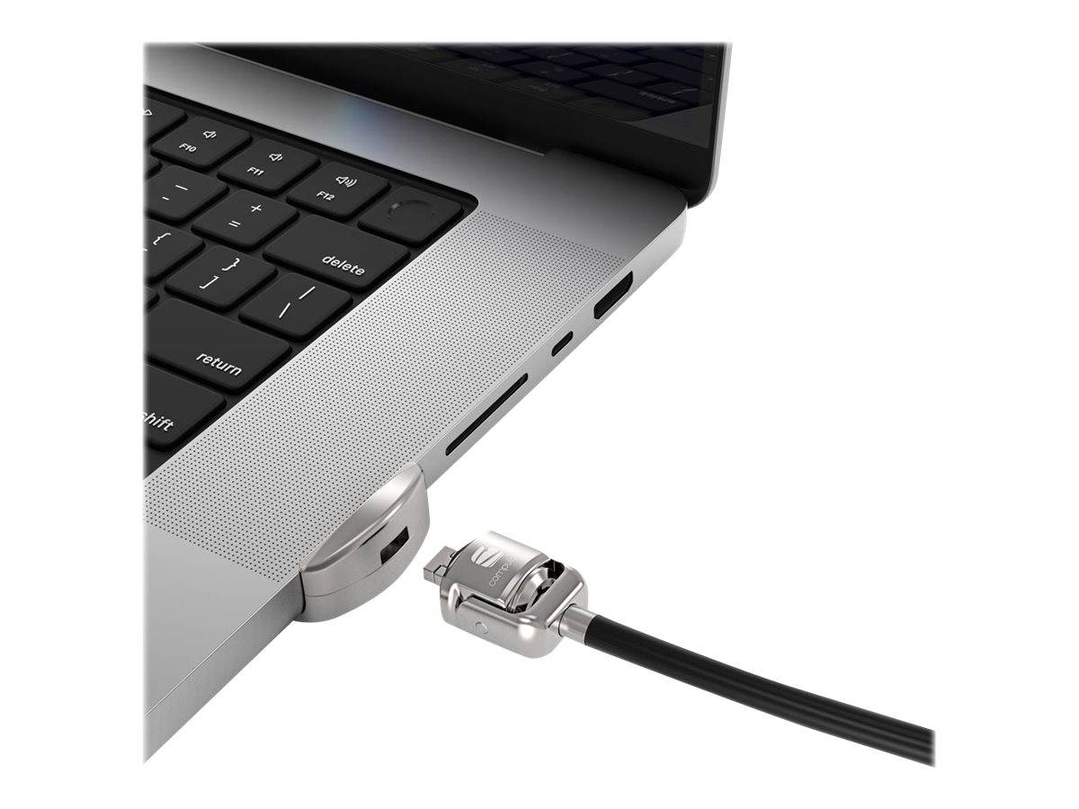 Compulocks Ledge Lock Adapter for MacBook Pro 16"" M1, M2 & M3 with Keyed Cable Lock - Sicherheitsschlossadapter - mit