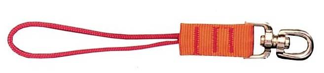 TOOLSAVER Schwenkbarer D-Ring mit Kordel