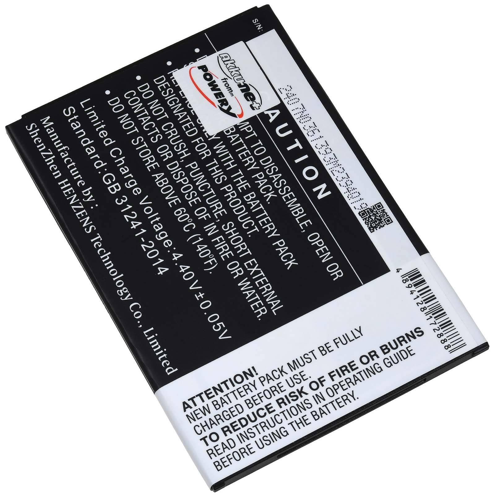 Powery Akku kompatibel mit Samsung Typ EB-BT575BBE, 3,85V, Li-Polymer