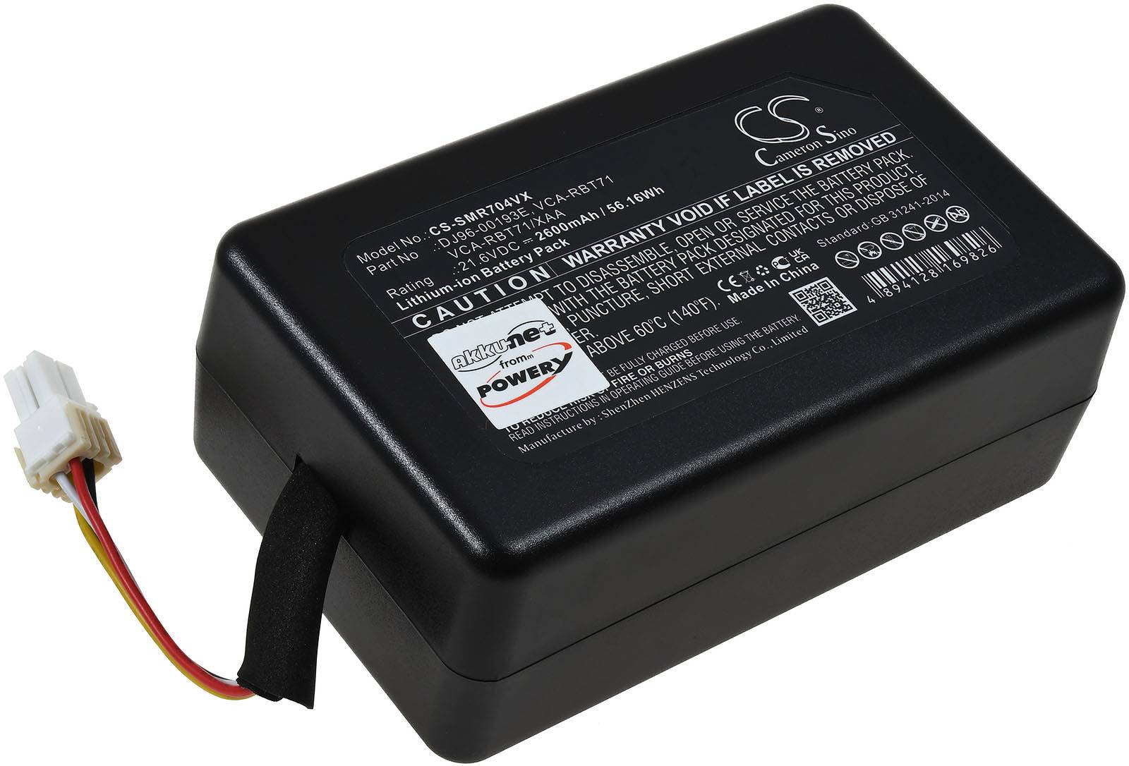 Powery Akku kompatibel mit Samsung Typ VCA-RBT71/XAA, 21,6V, Li-Ion