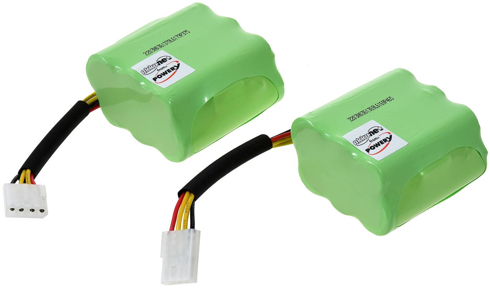 Powery 2 Akkus für Saugroboter Neato XV-14, XV-15, XV-21 / Akkusauger Vorwerk VX100 / Typ 945-0006, 7,2V, NiMH