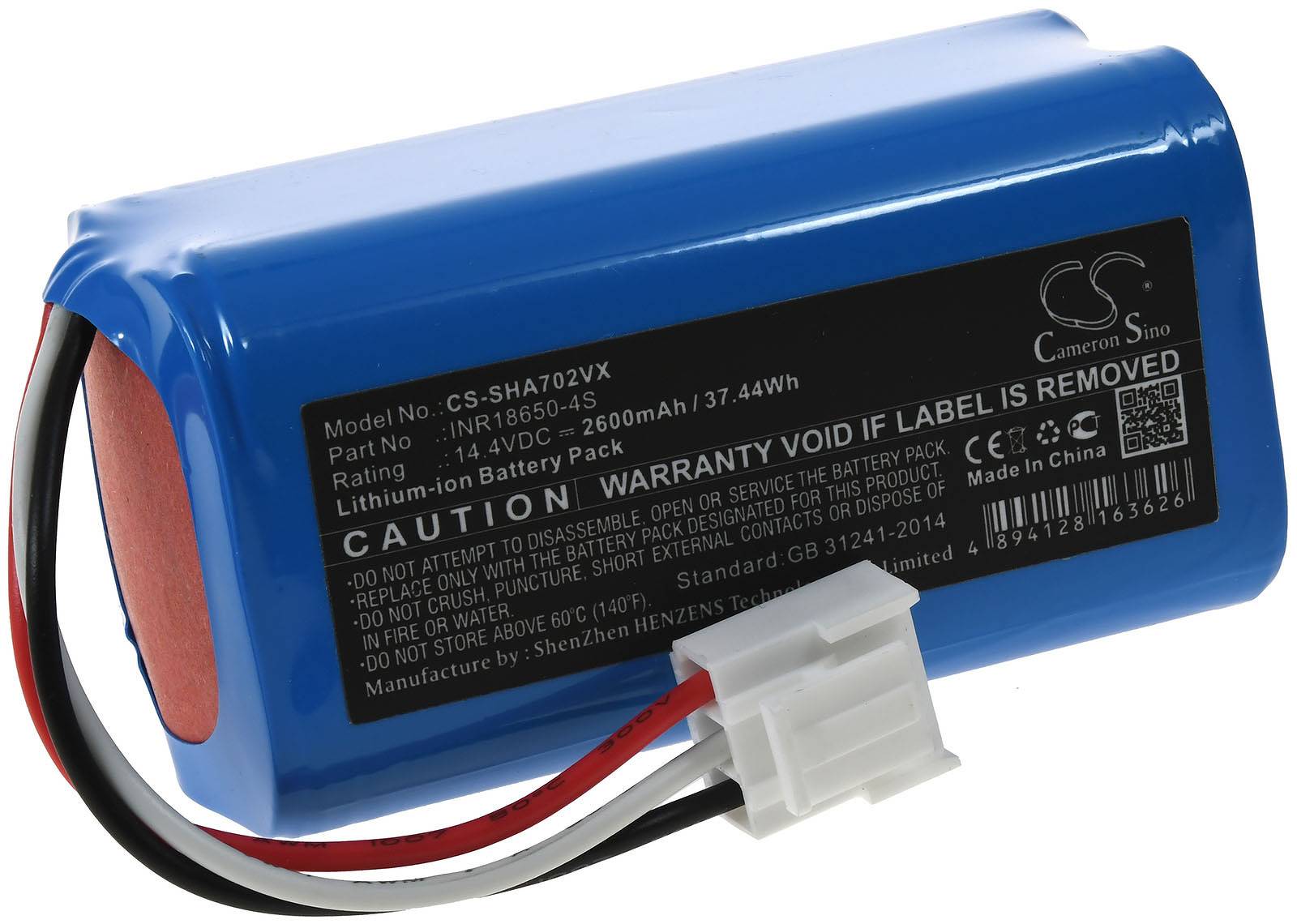 Powery Akku für Saugroboter Severin Chill RB-7028 / RB7028 / Typ INR18650-4S, 14,4V, Li-Ion