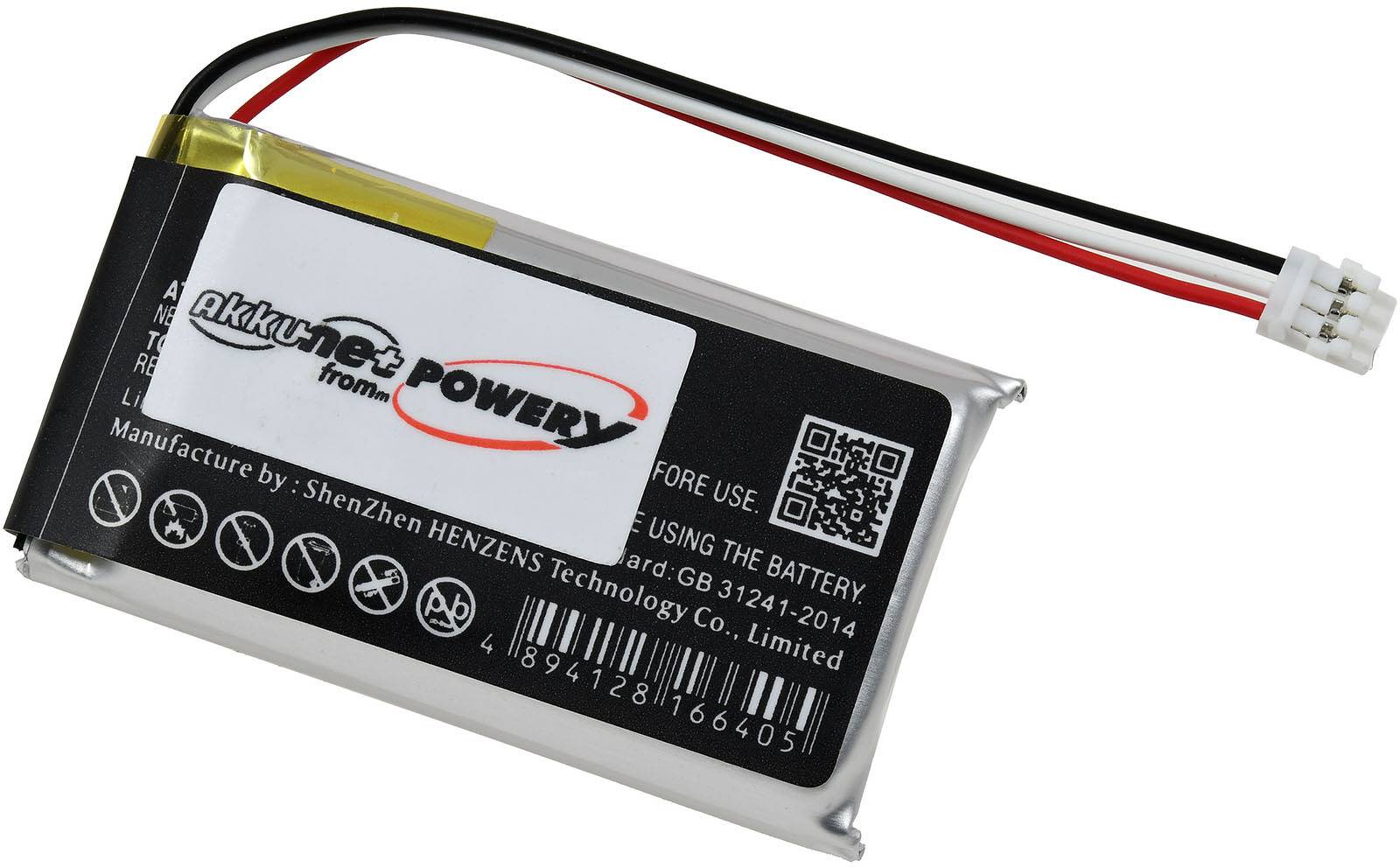 Powery Akku kompatibel mit Flir Typ SDL702035, 3,7V, Li-Polymer