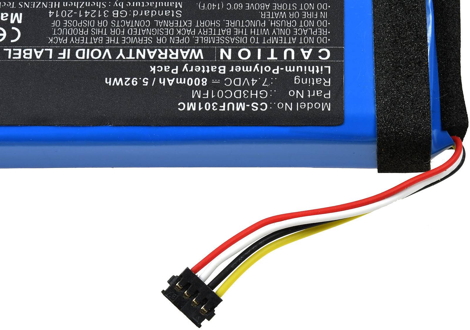 Powery Akku kompatibel mit Xiaomi Typ GH3DC01FM, 7,4V, Li-Polymer