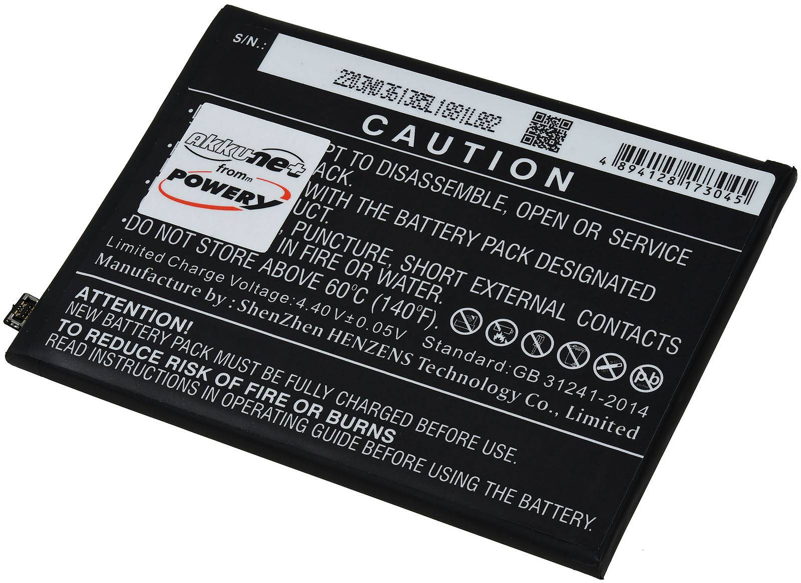 Powery Akku passend für Handy, Smartphone Nokia G10, G20, TA-1388, Typ WT340, 3,85V, Li-Polymer