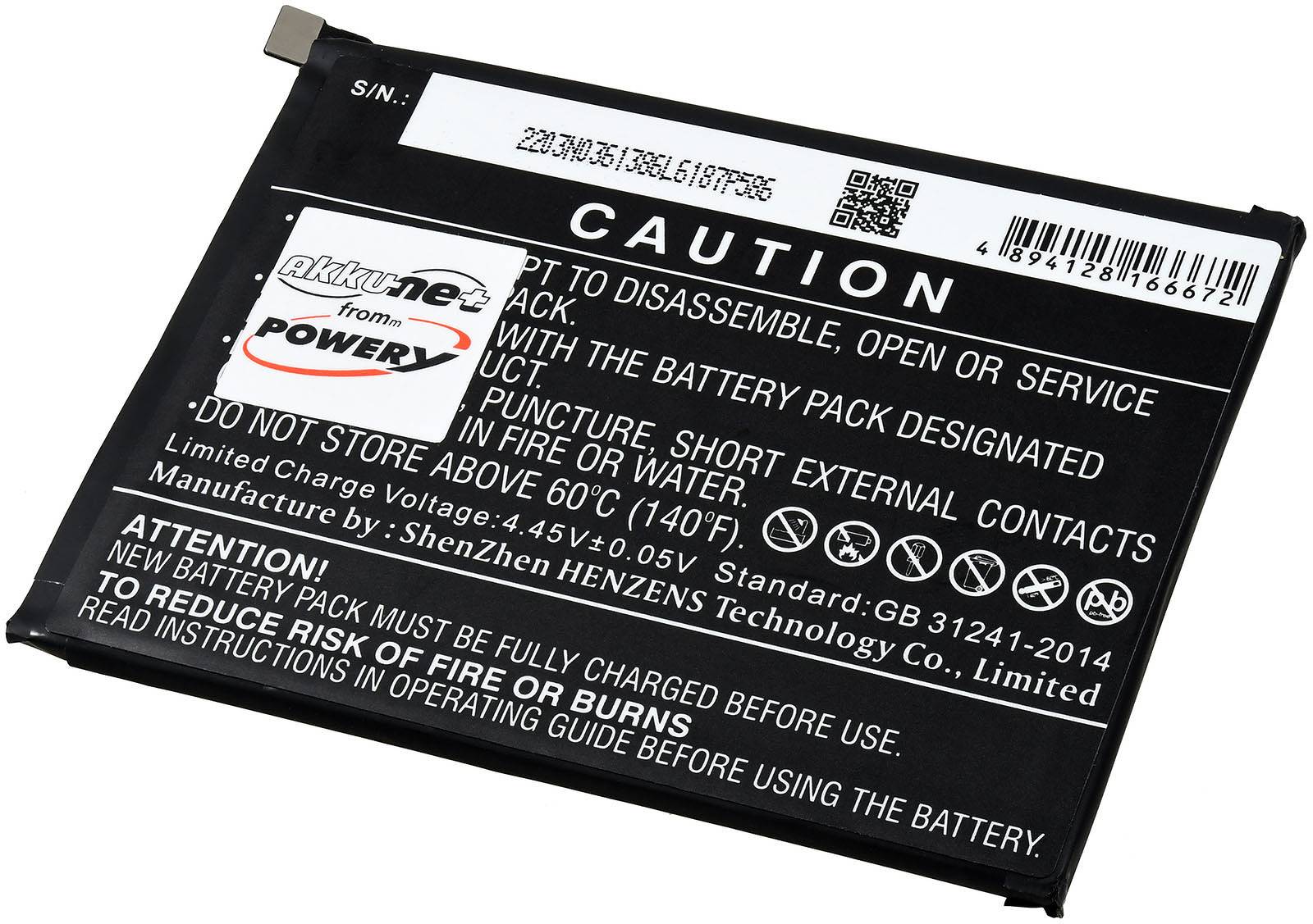 Powery Akku kompatibel mit Xiaomi Typ BP42, 3,87V, Li-Polymer